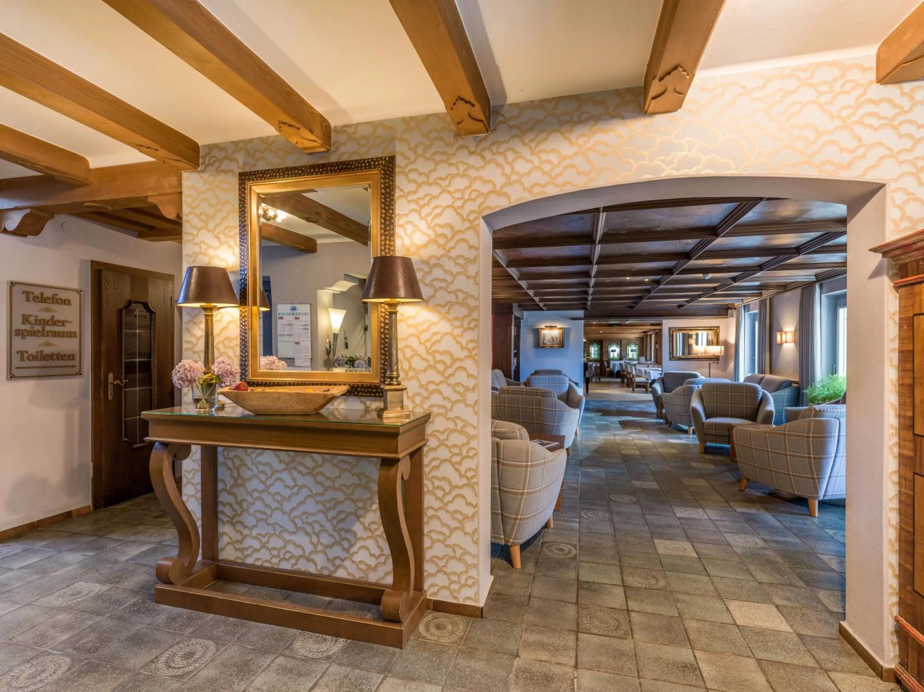 Lobby or reception in Sporthotel Austria