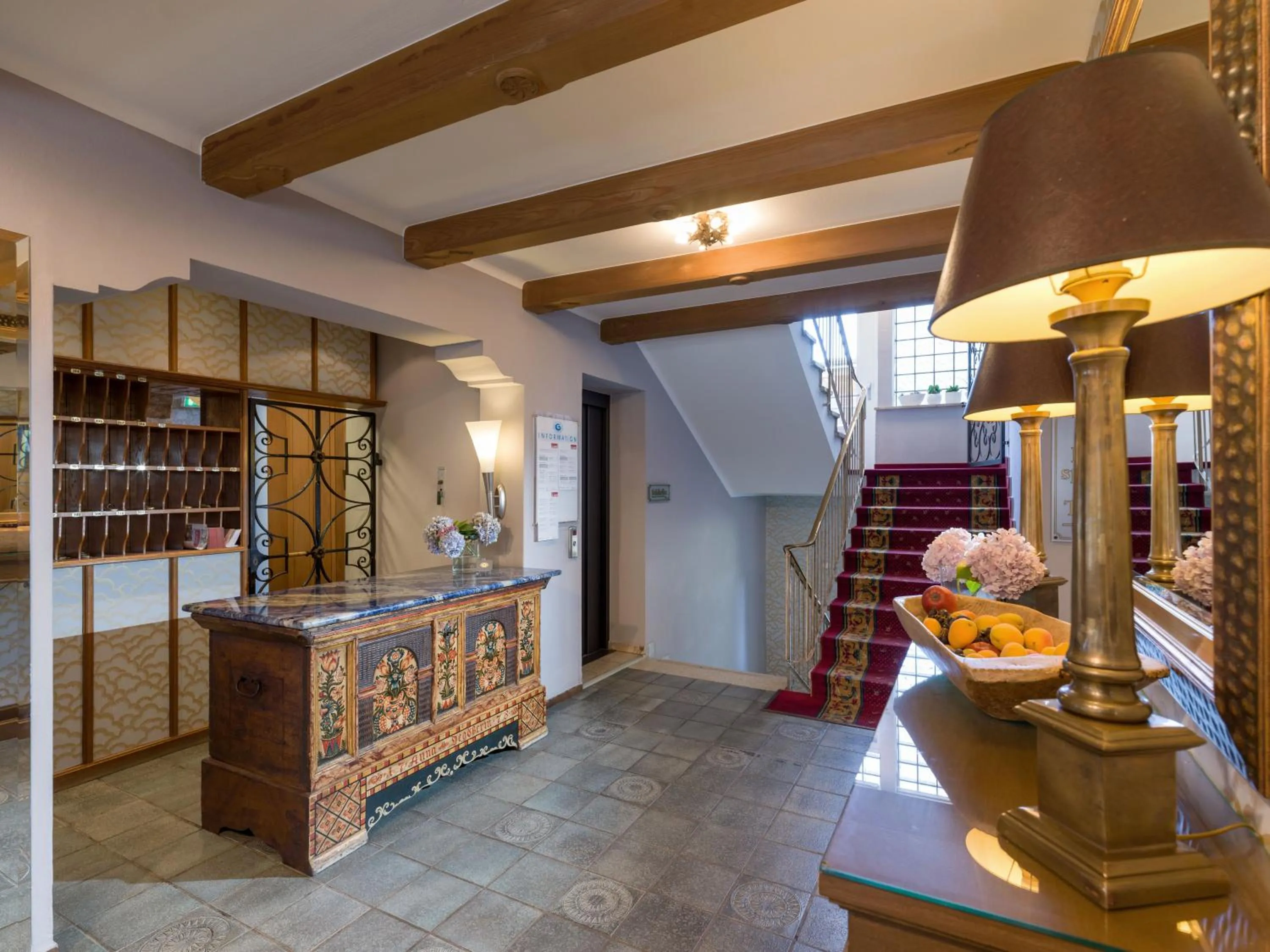 Lobby or reception in Sporthotel Austria