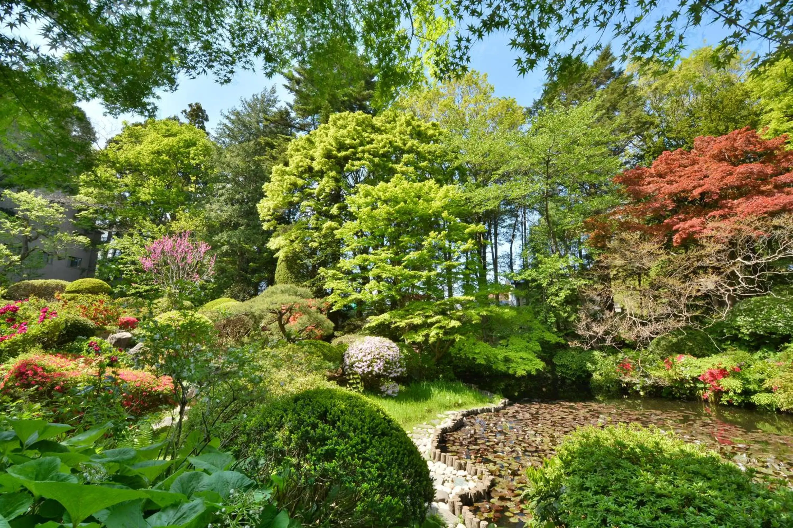 Garden in Hachinohe Park Hotel