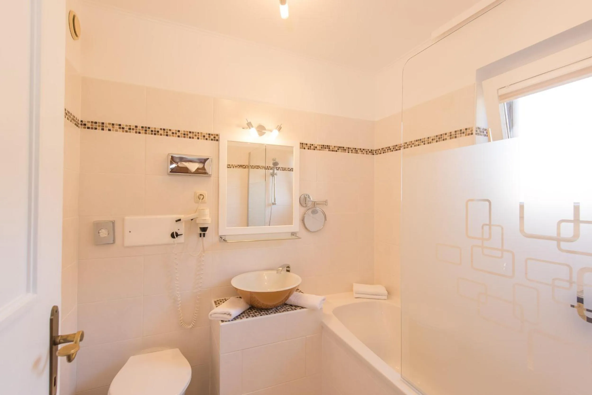 Bathroom in Genusshotel Almrausch