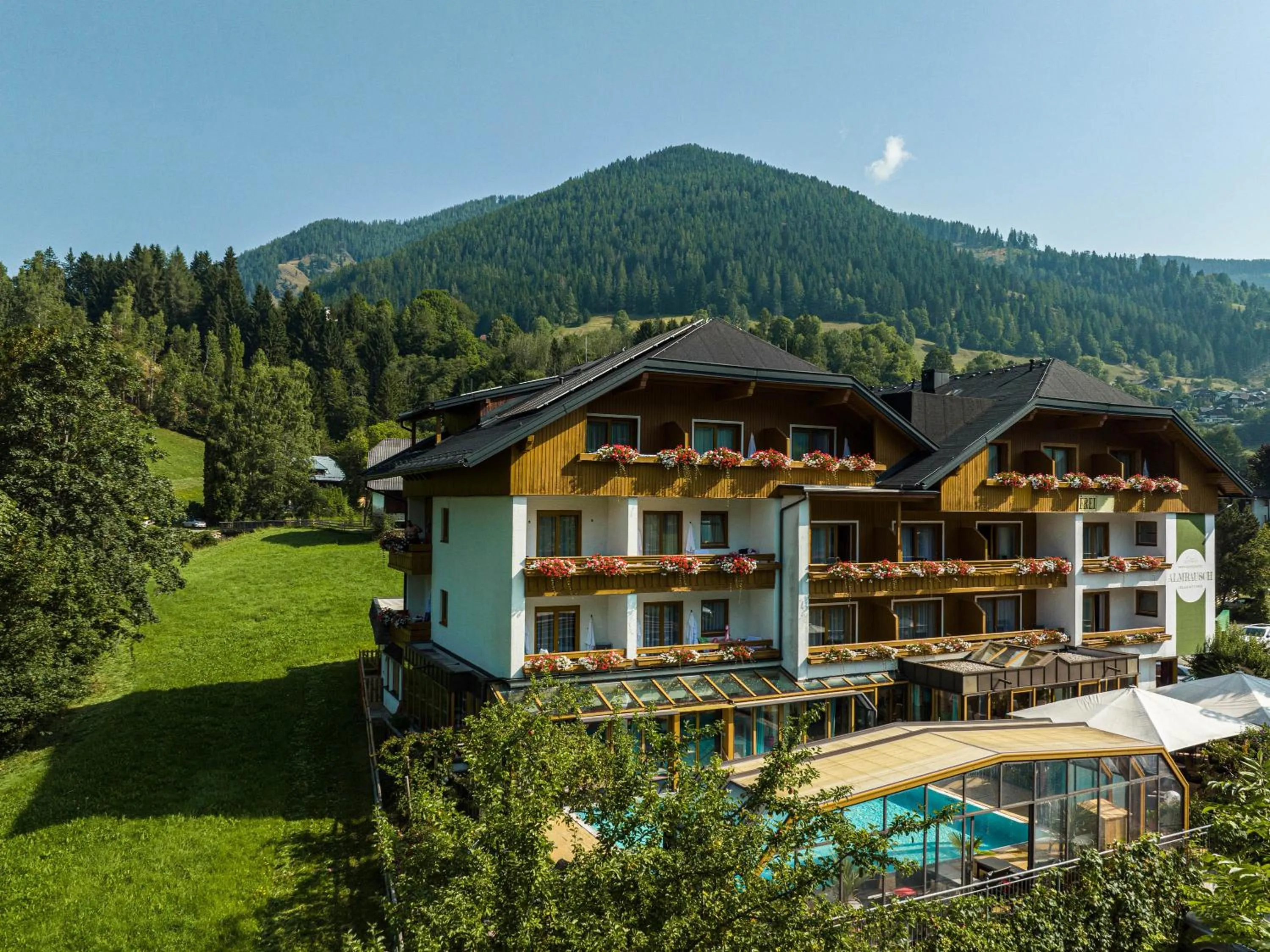 Property building in Genusshotel Almrausch