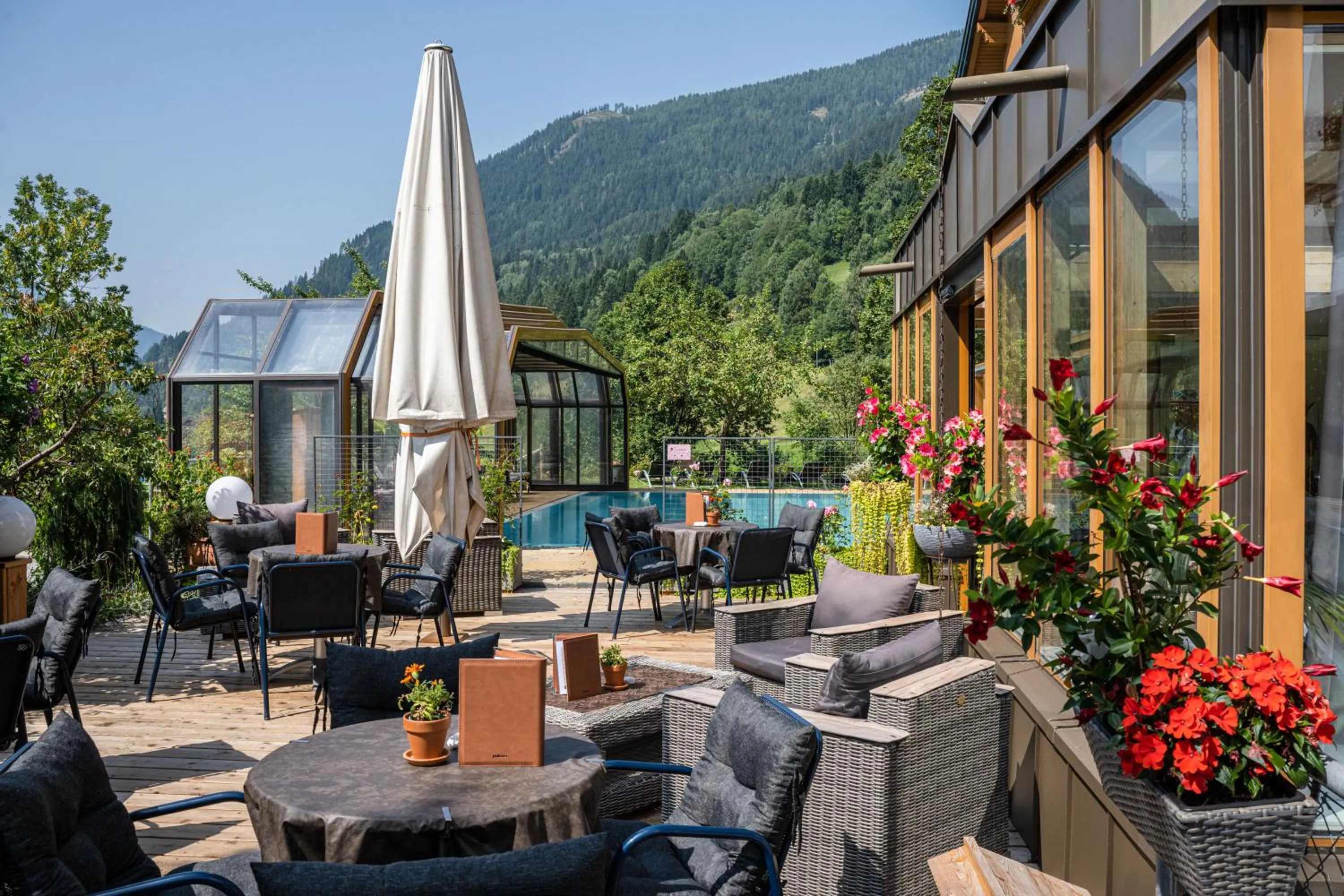 Garden in Genusshotel Almrausch