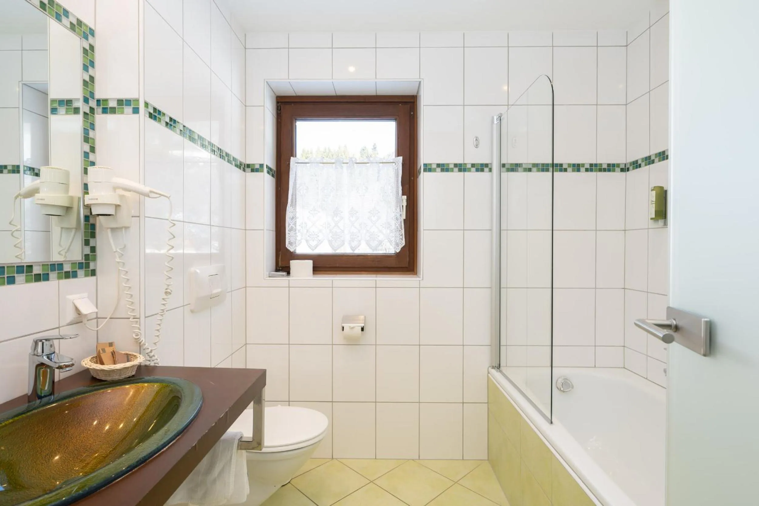 Bathroom in Genusshotel Almrausch