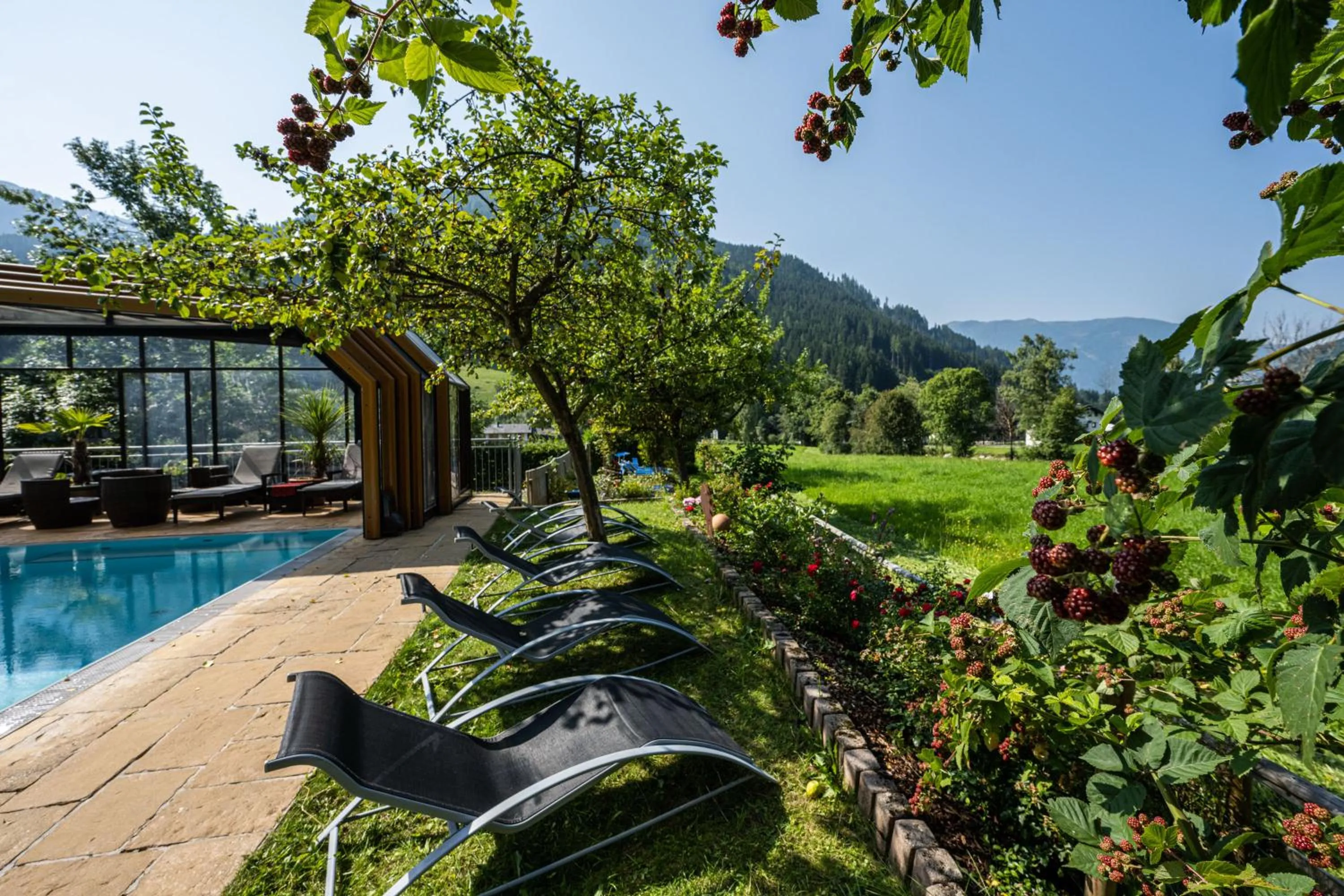 Garden in Genusshotel Almrausch