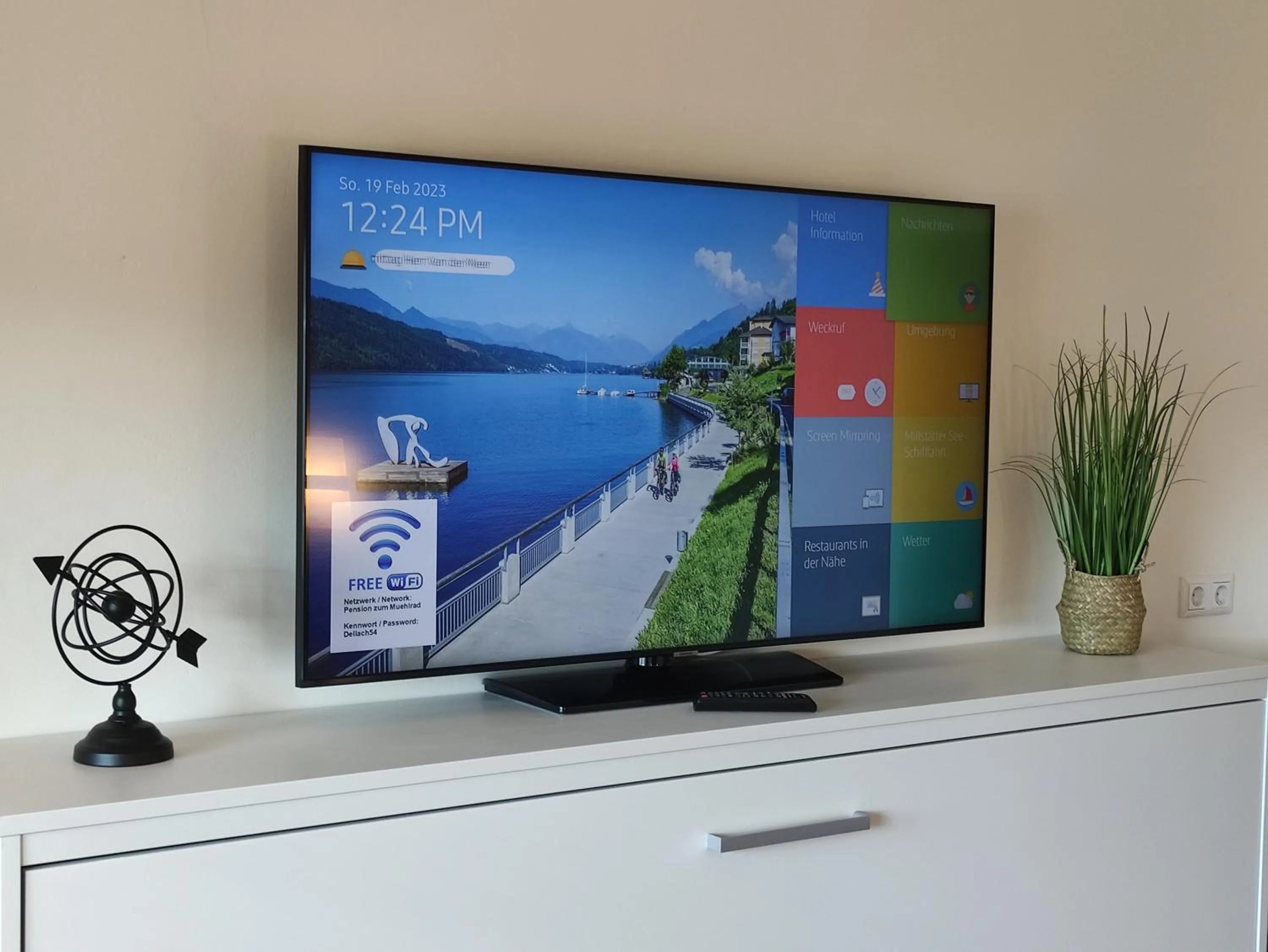 TV and multimedia in Pension zum Mühlrad