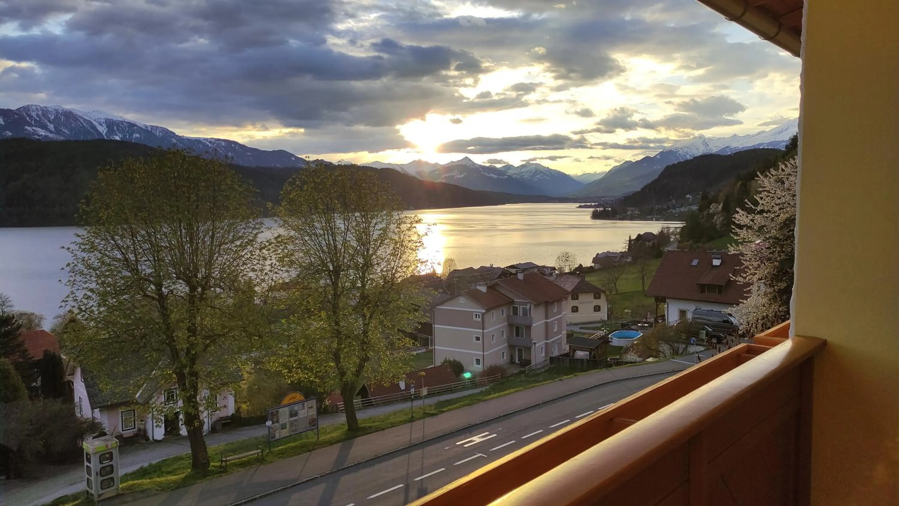 View (from property/room) in Pension zum Mühlrad
