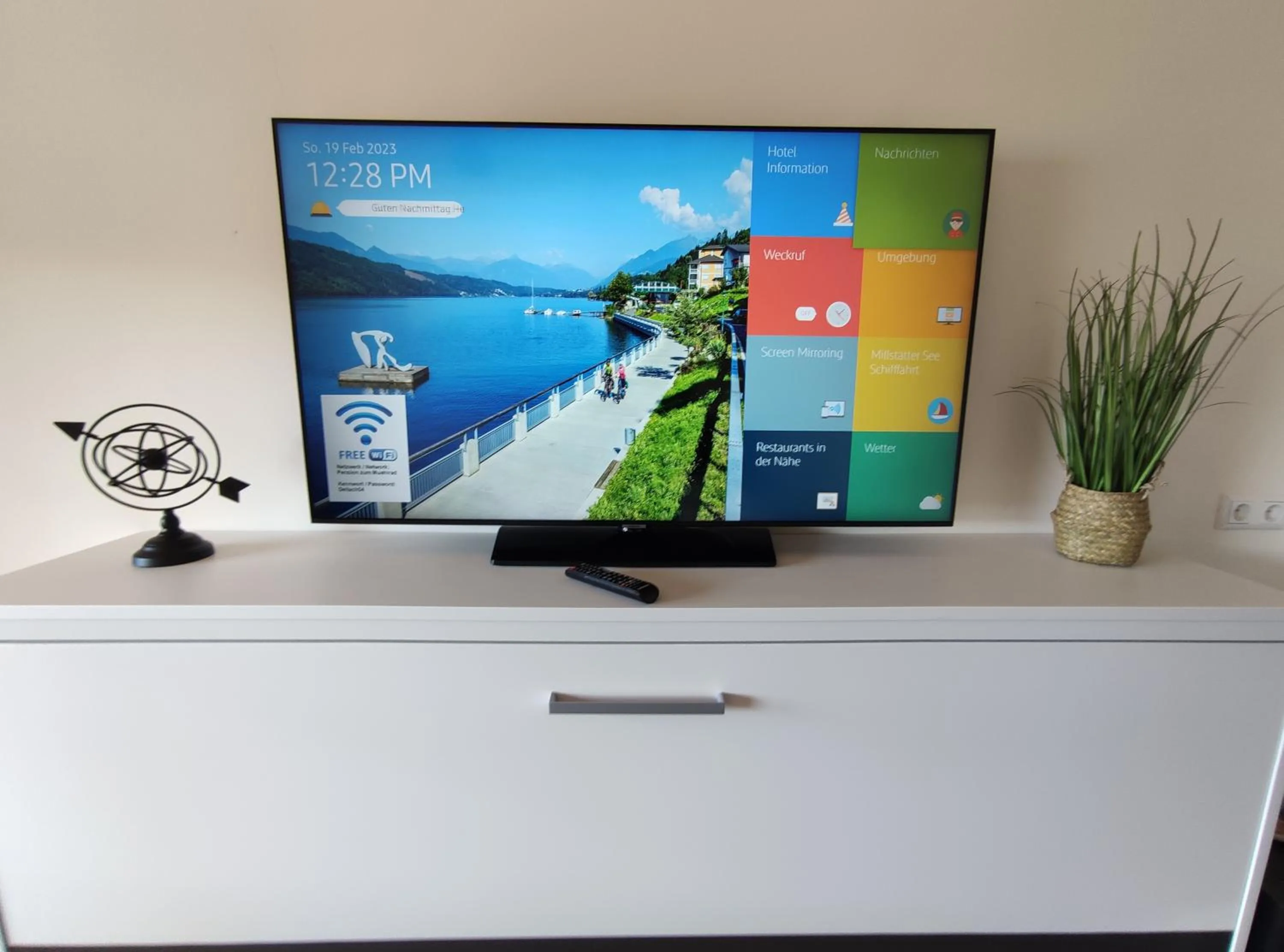 TV and multimedia in Pension zum Mühlrad