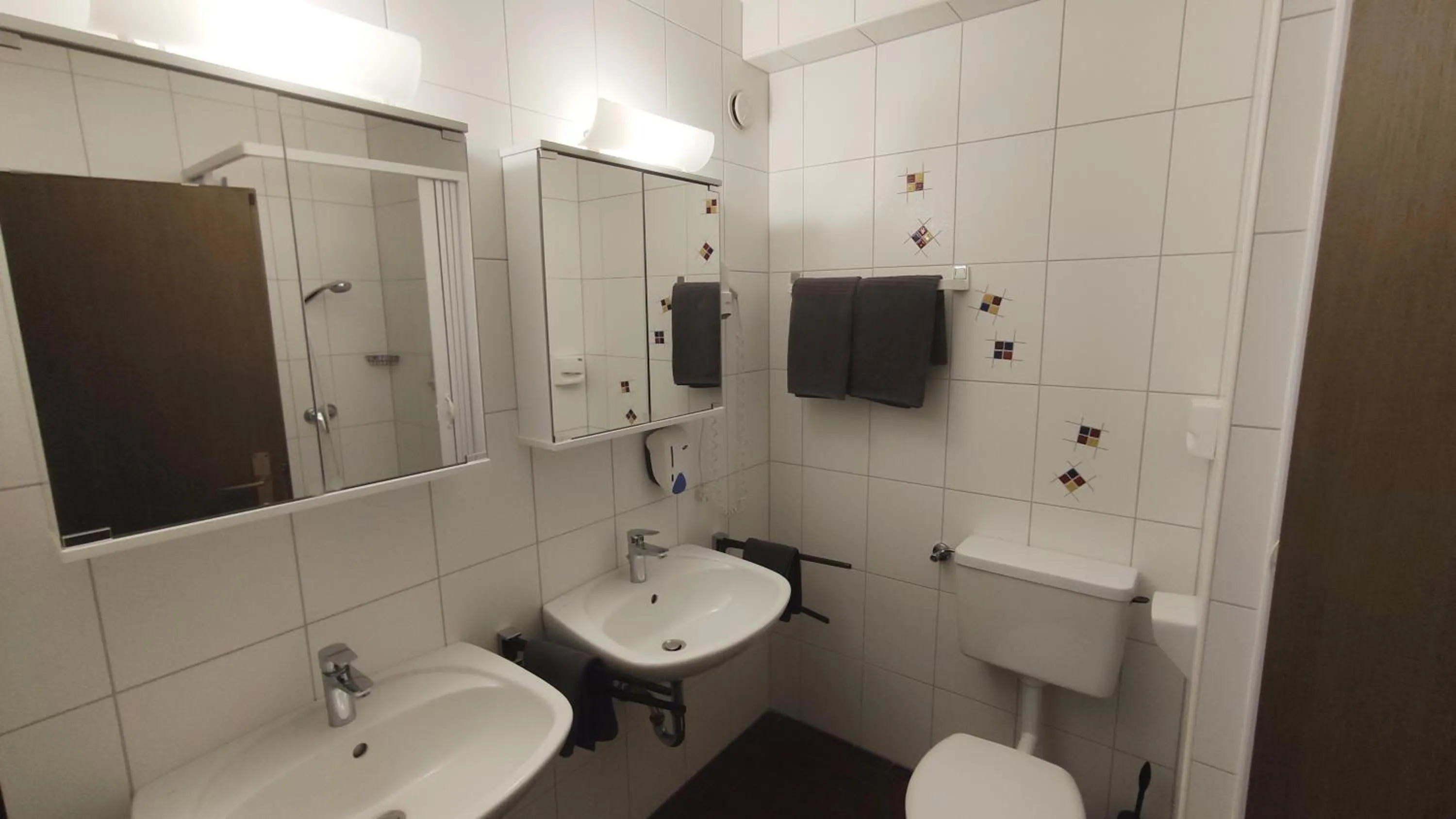 Bathroom in Pension zum Mühlrad