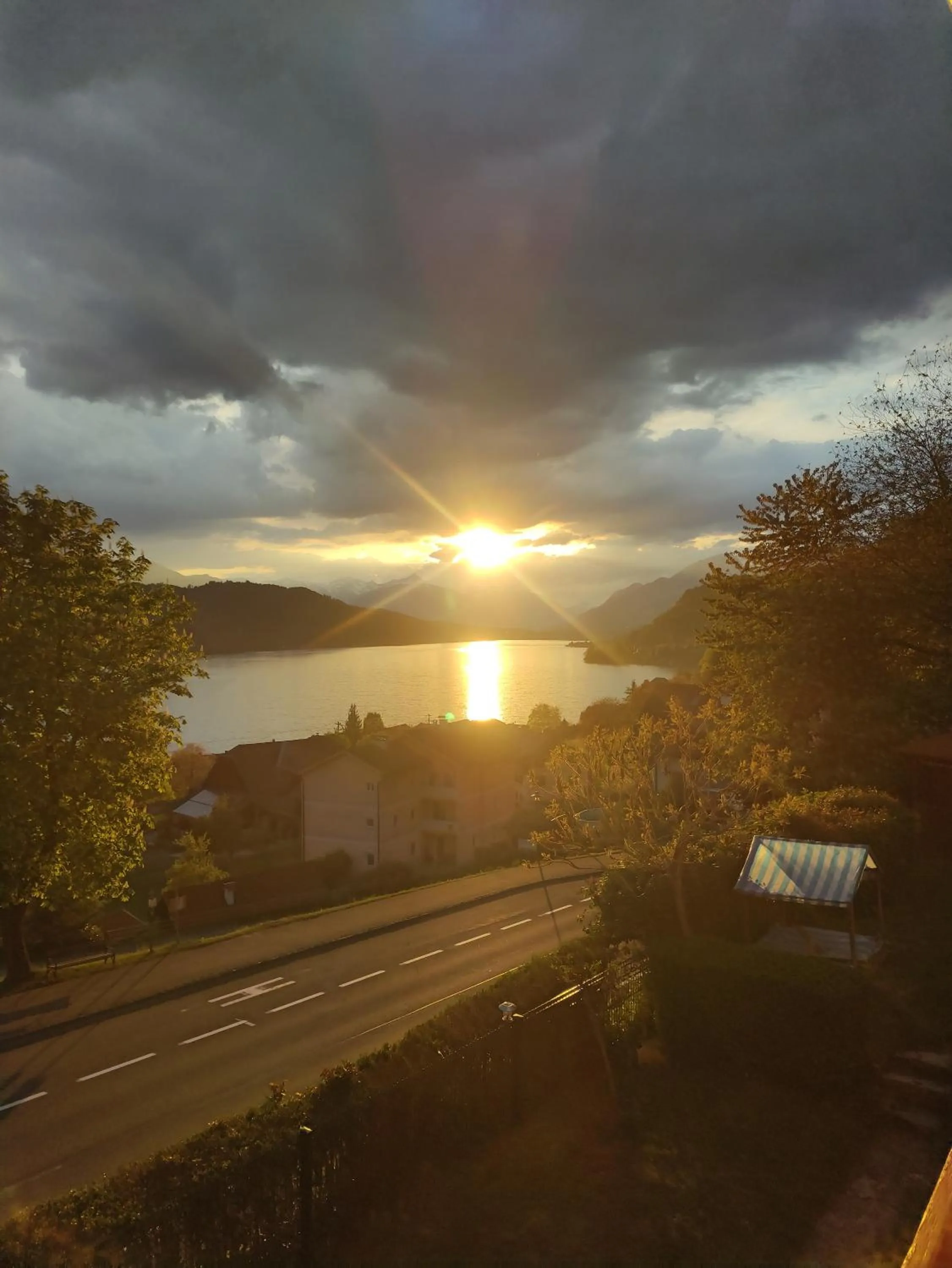 View (from property/room) in Pension zum Mühlrad