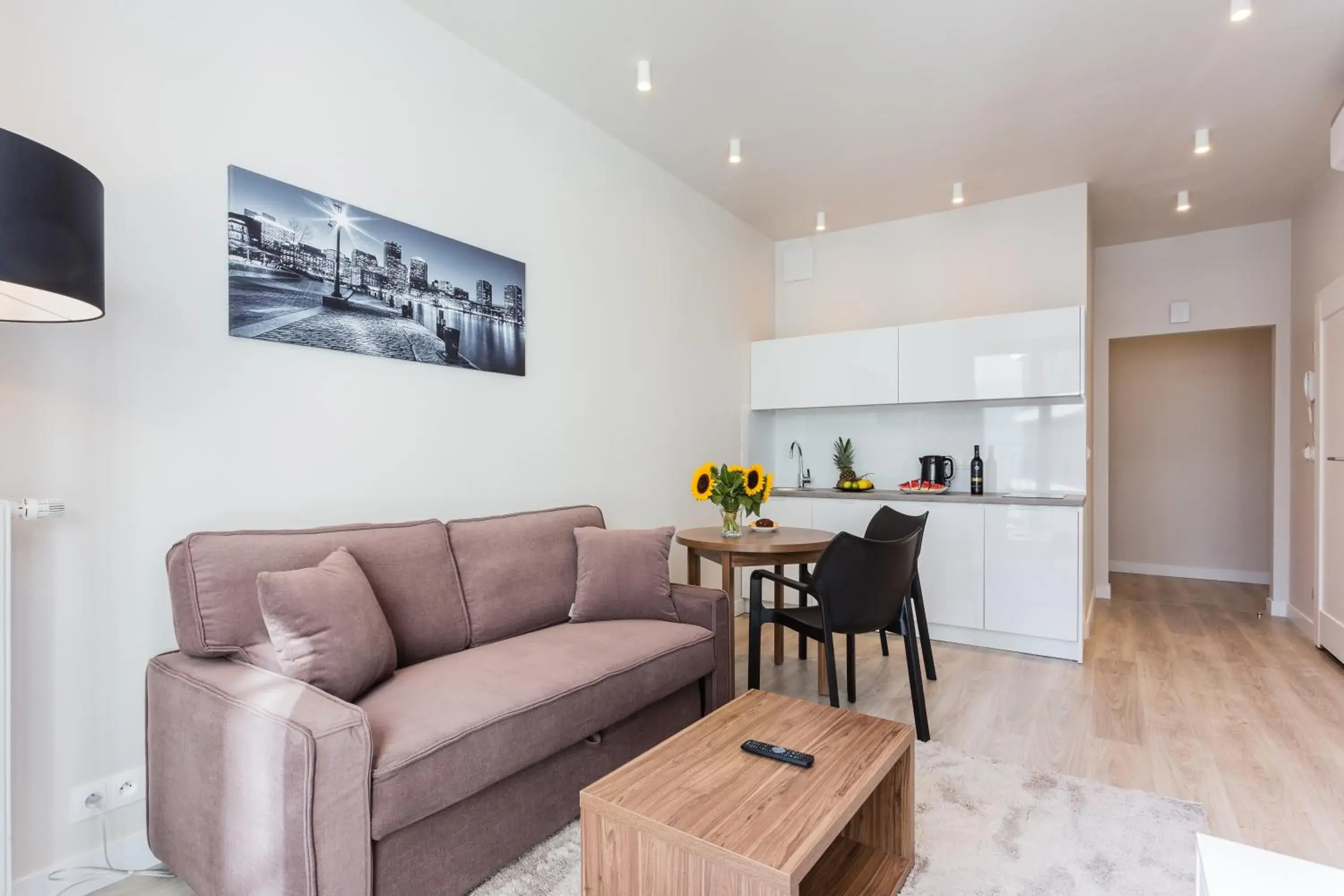 Living room in Platinum Residence Mokotów Living room in Platinum Residence Mokotów