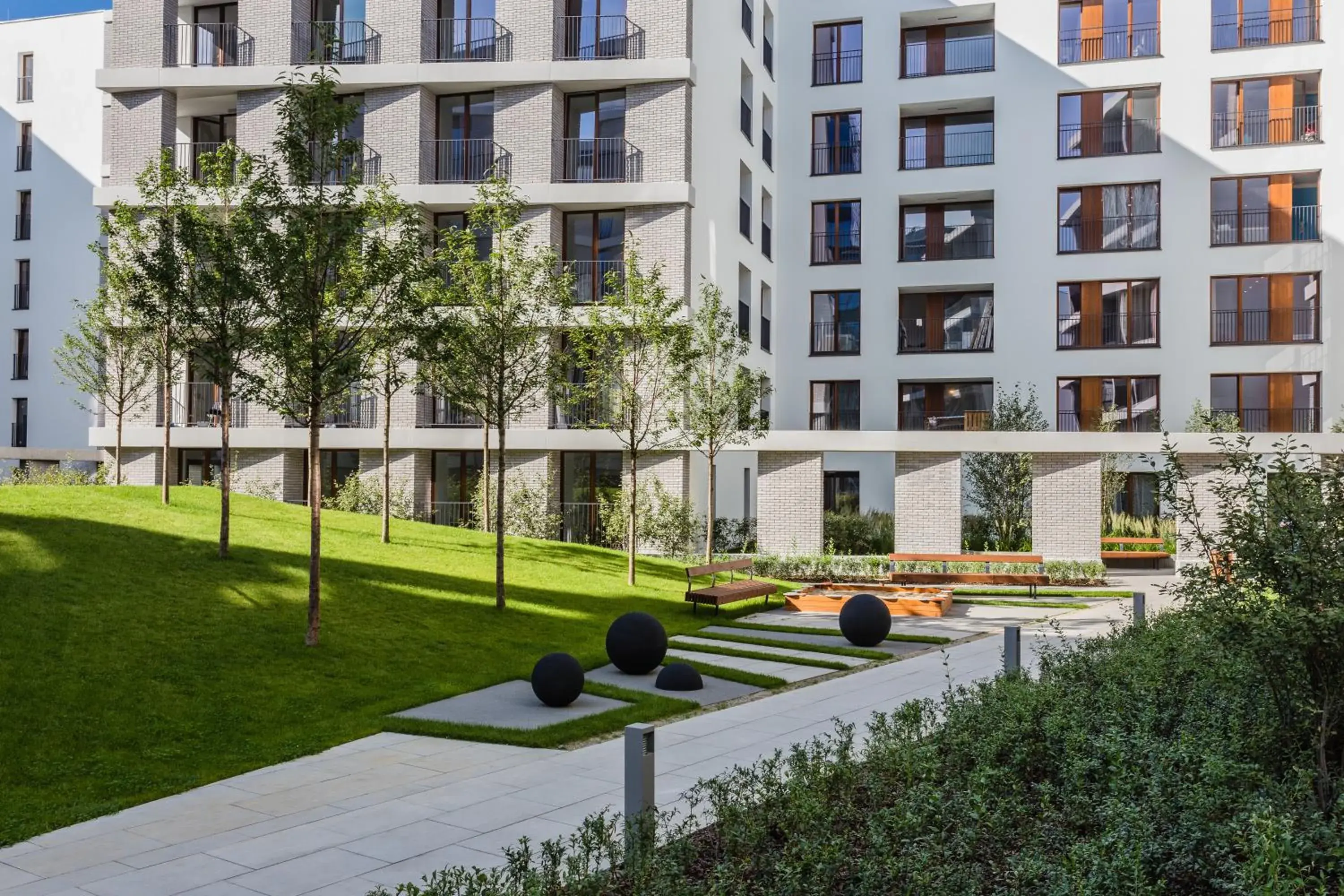 Property building in Platinum Residence Mokotów Property building in Platinum Residence Mokotów