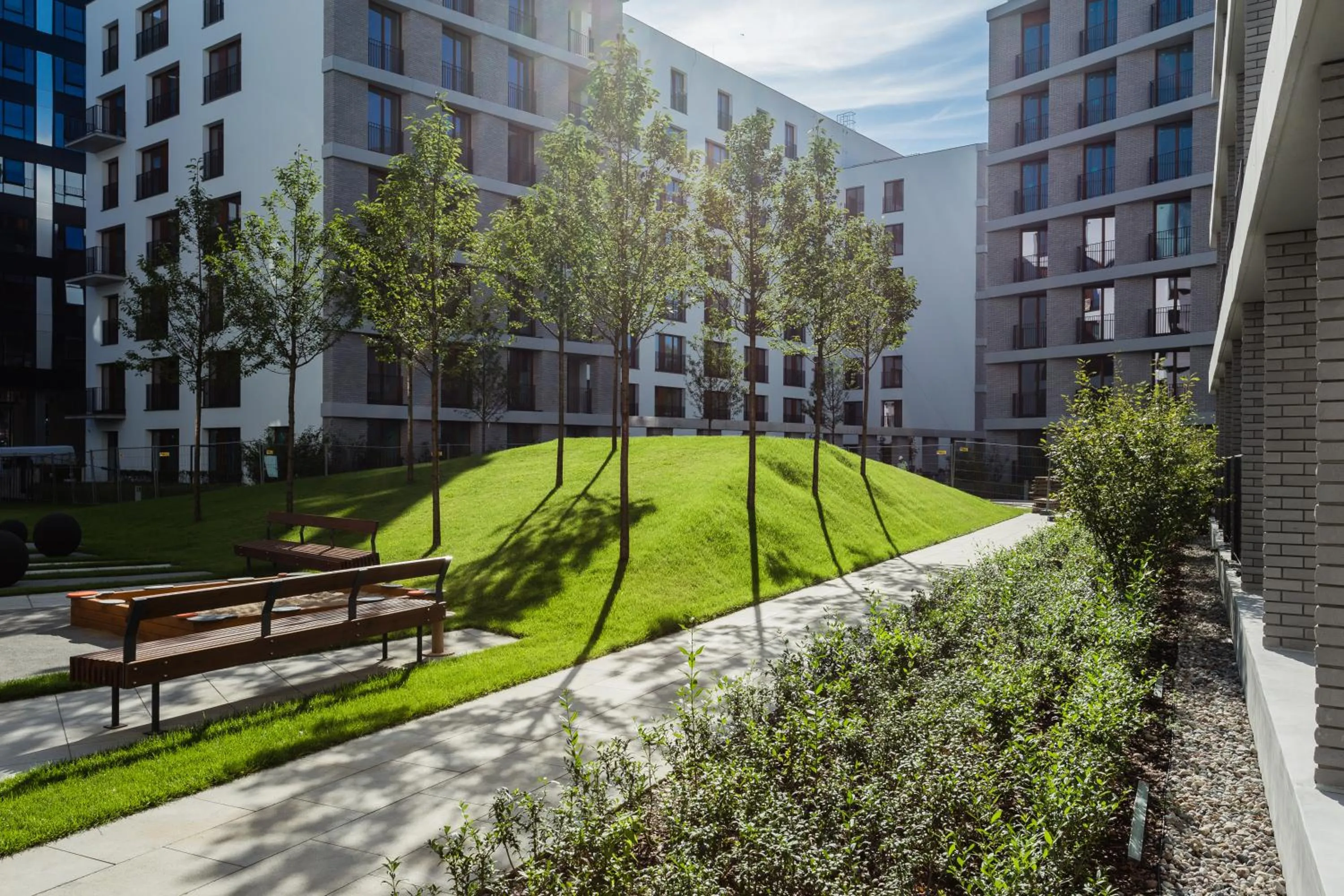 Area and facilities in Platinum Residence Mokotów