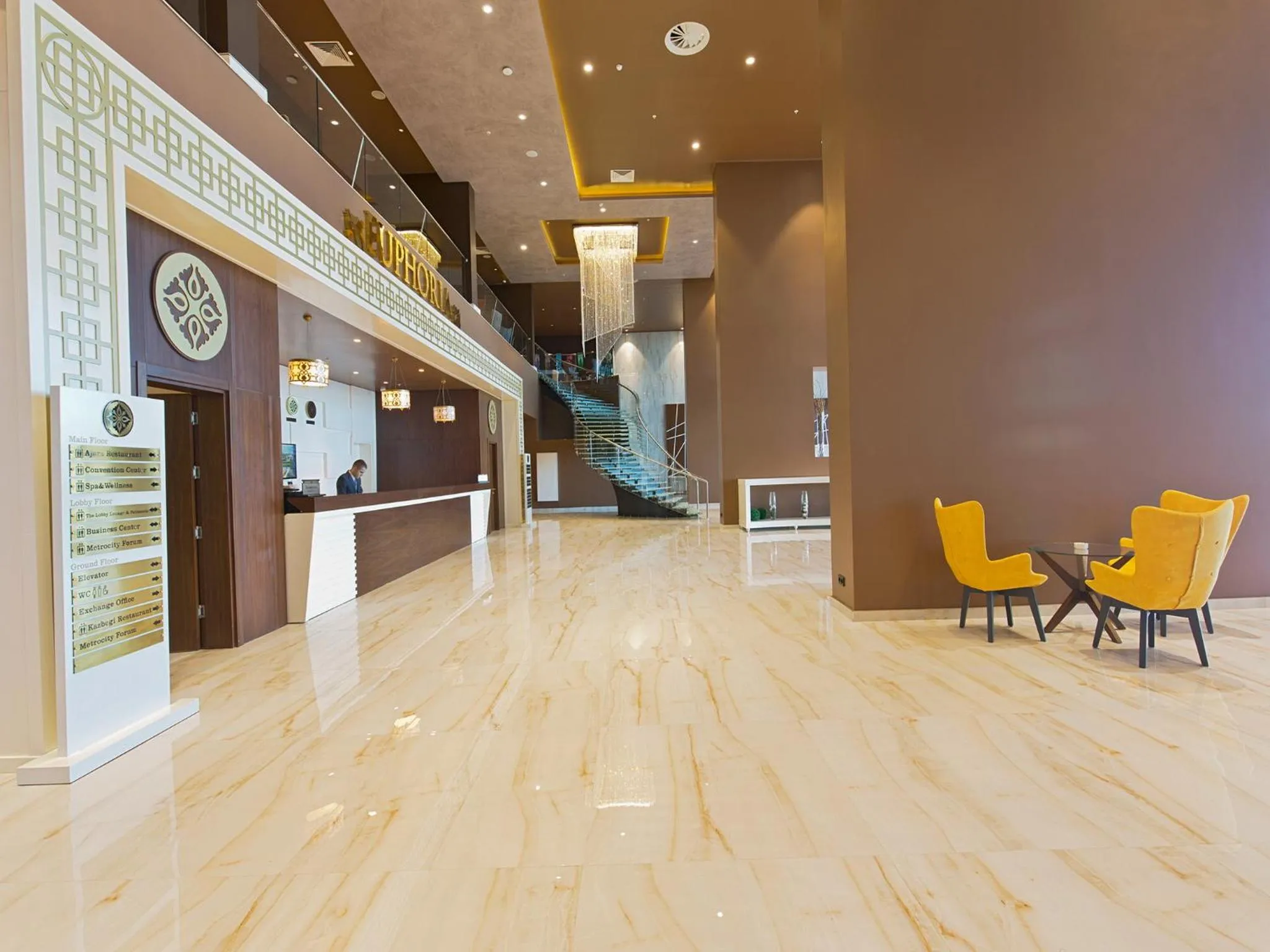 Lobby or reception in Euphoria Batumi Convention & Casino Hotel
