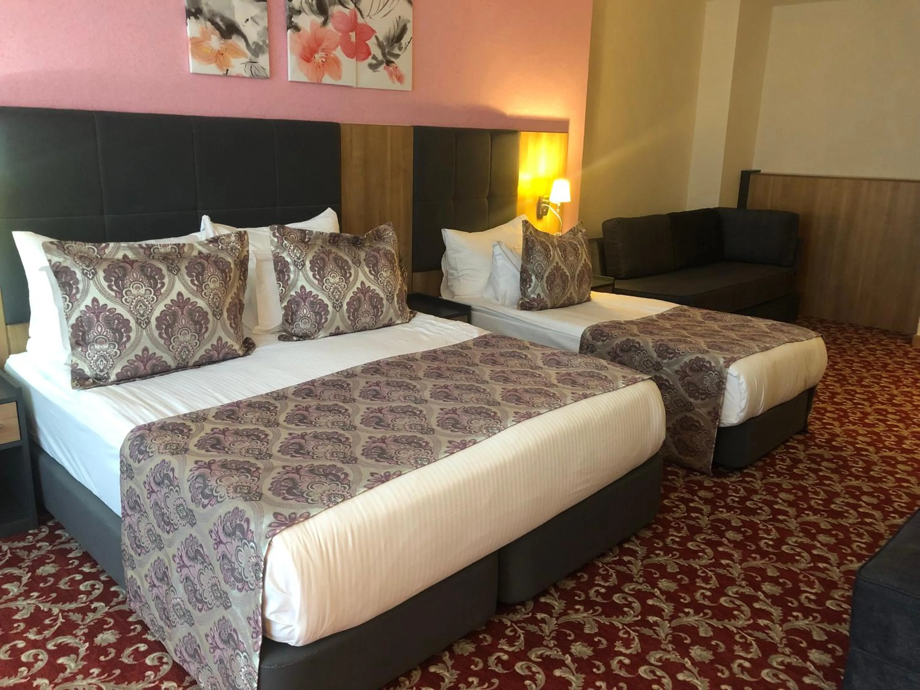 Bed in Euphoria Batumi Convention & Casino Hotel