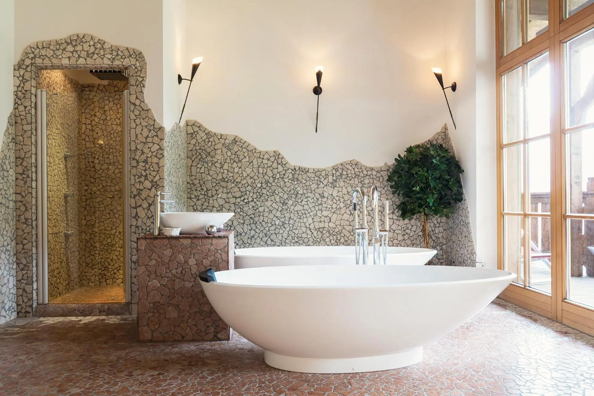 Spa and wellness centre/facilities in Hotel Silbertal