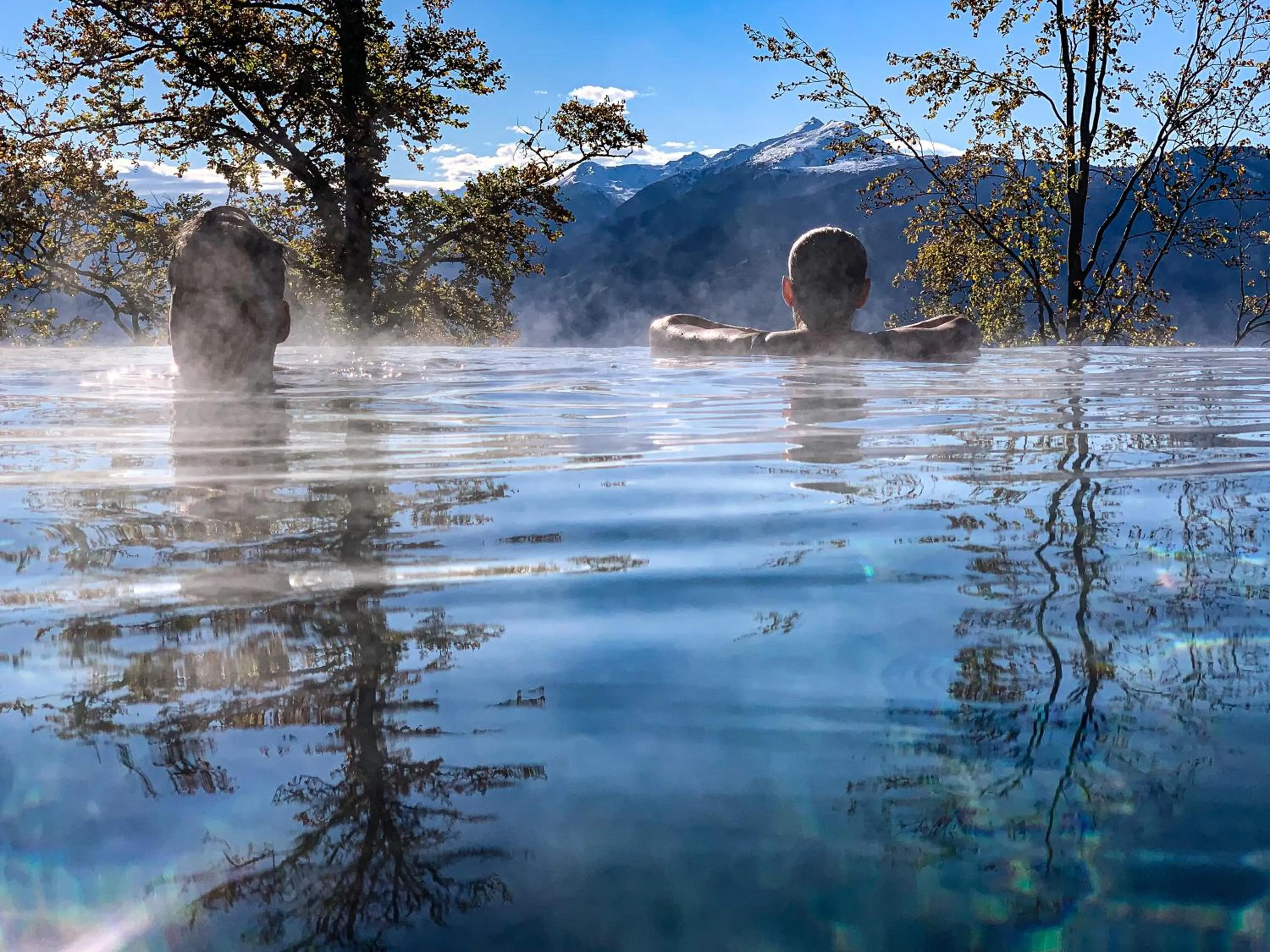 Swimming pool in Hotel Silbertal