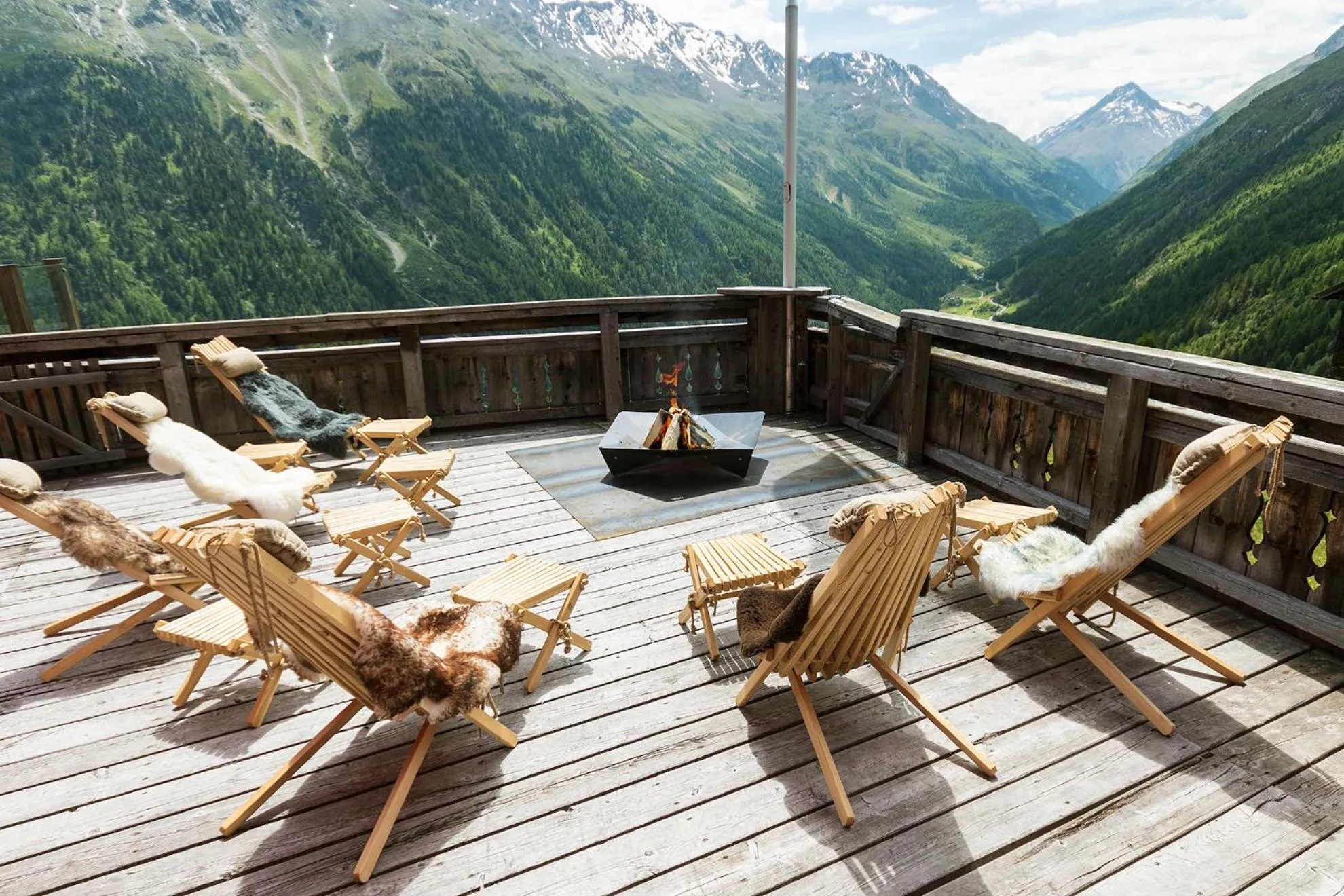 Balcony/Terrace in Hotel Silbertal