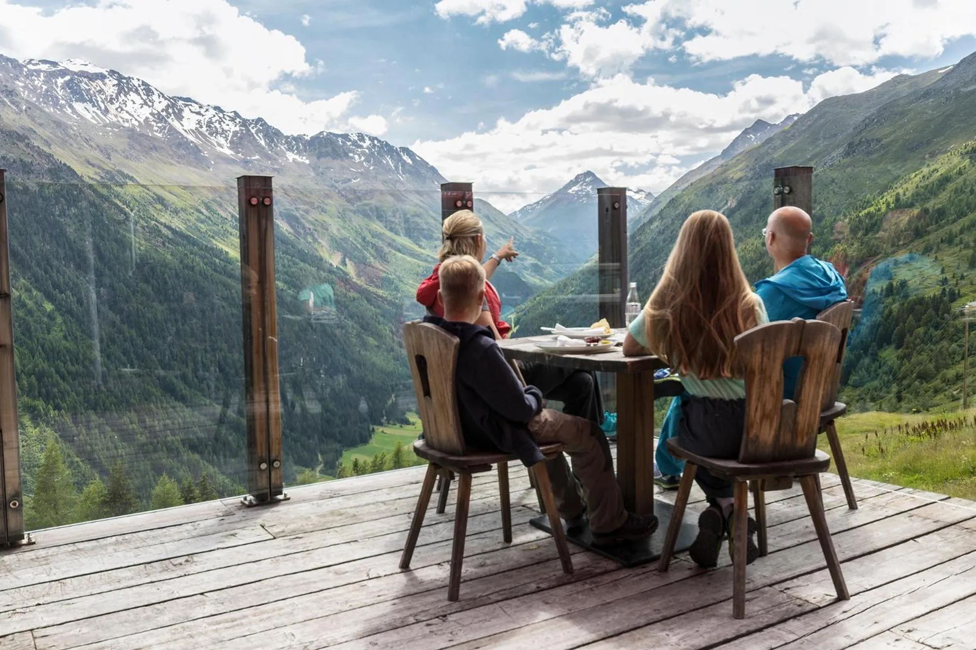 Balcony/Terrace in Hotel Silbertal