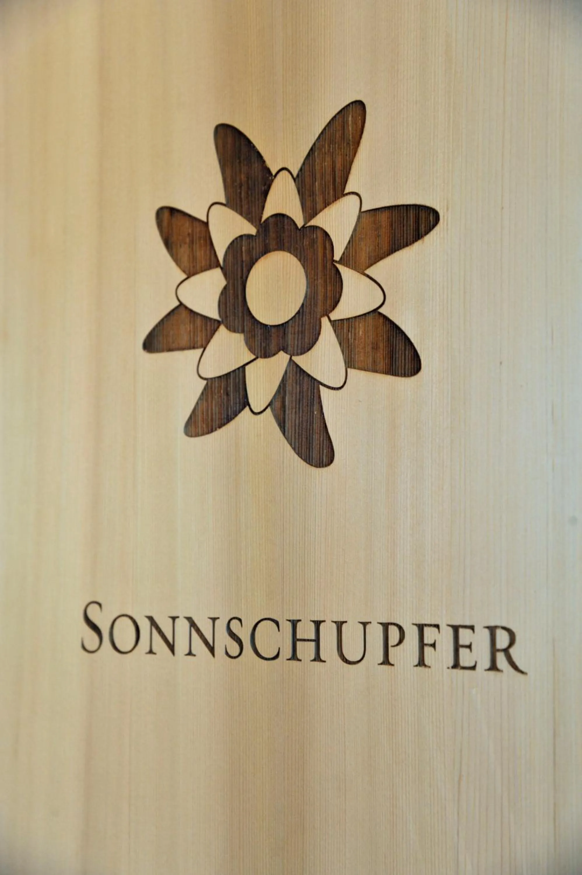 Decorative detail in Hotel Sonnschupfer