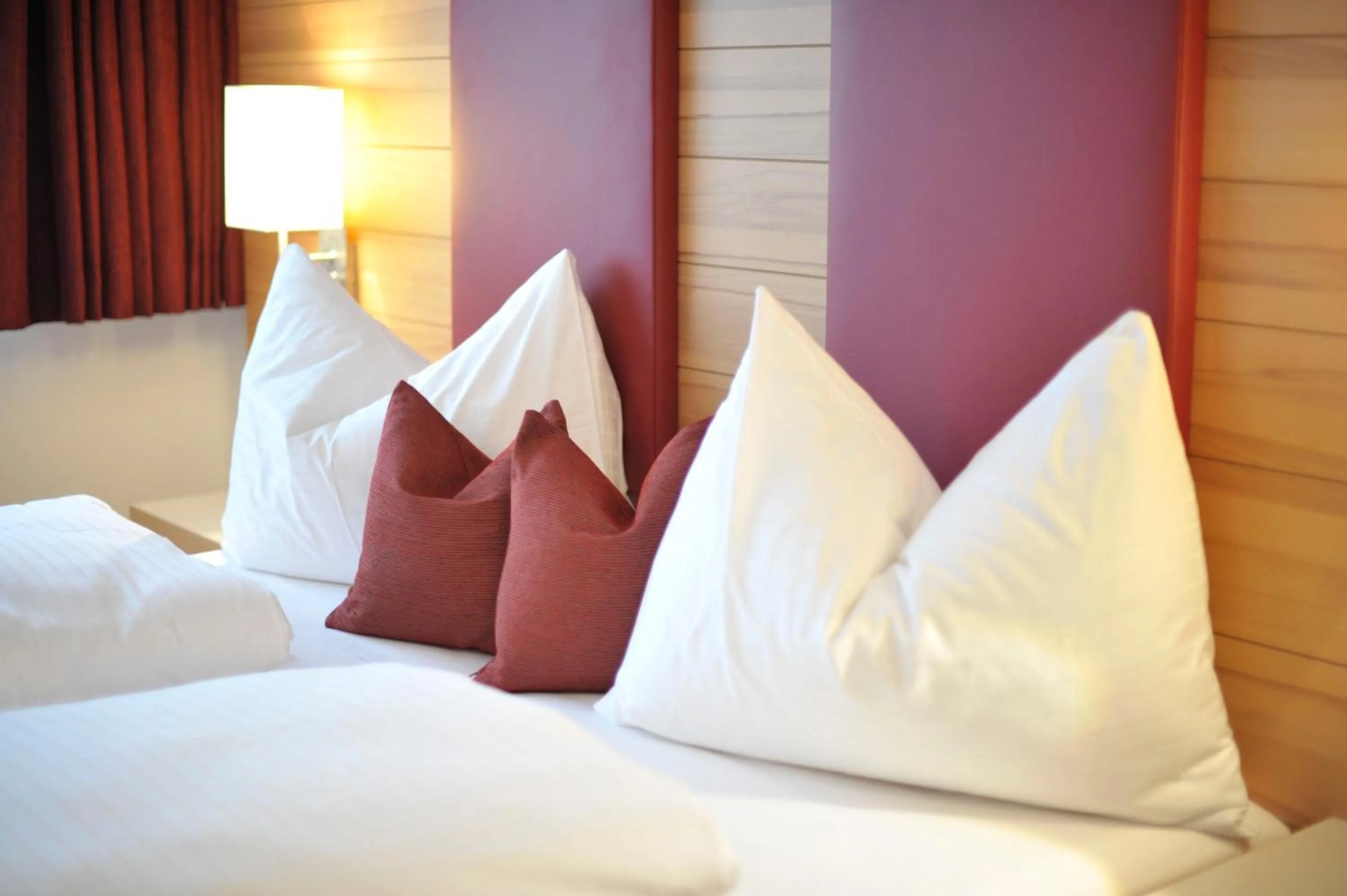 Bed in Hotel Sonnschupfer