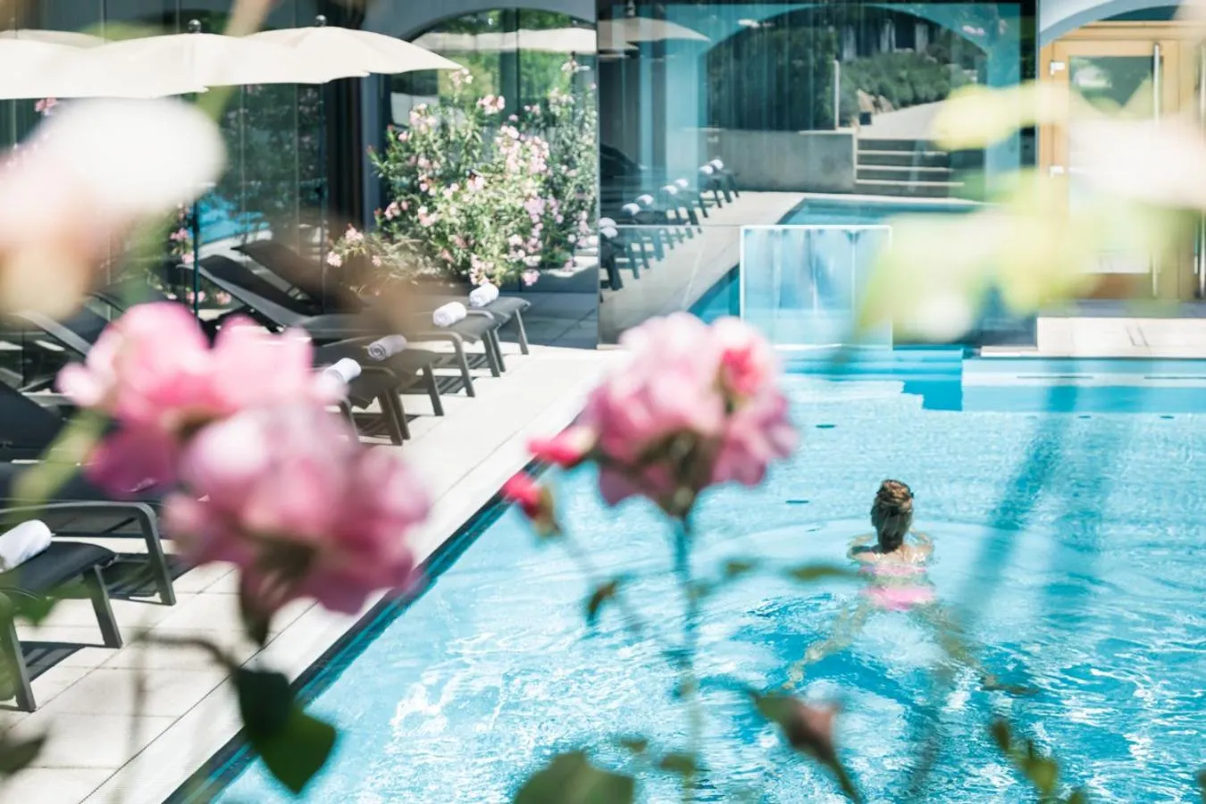 Swimming pool in Vulkanlandhotel Legenstein