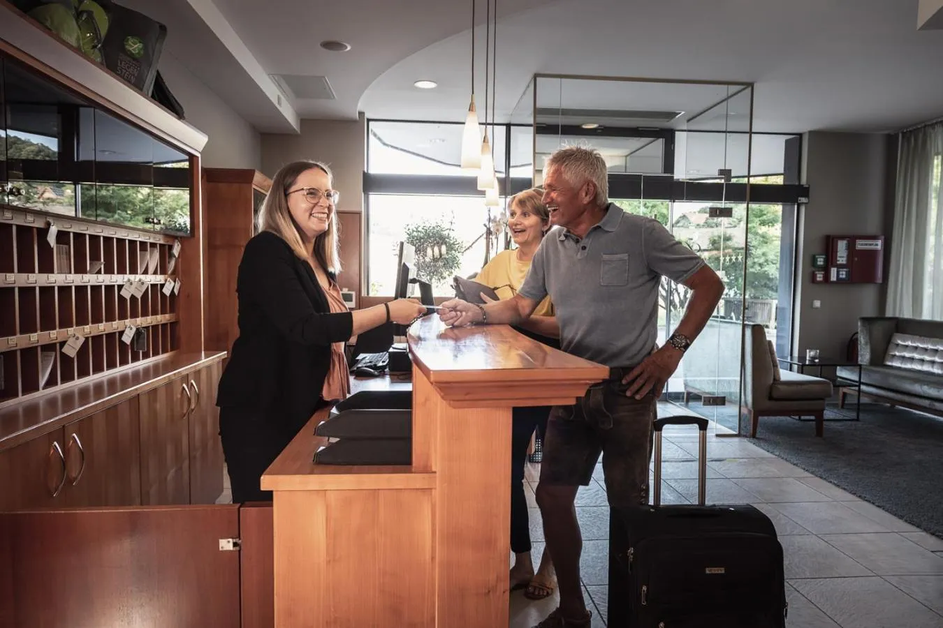 Lobby or reception in Vulkanlandhotel Legenstein