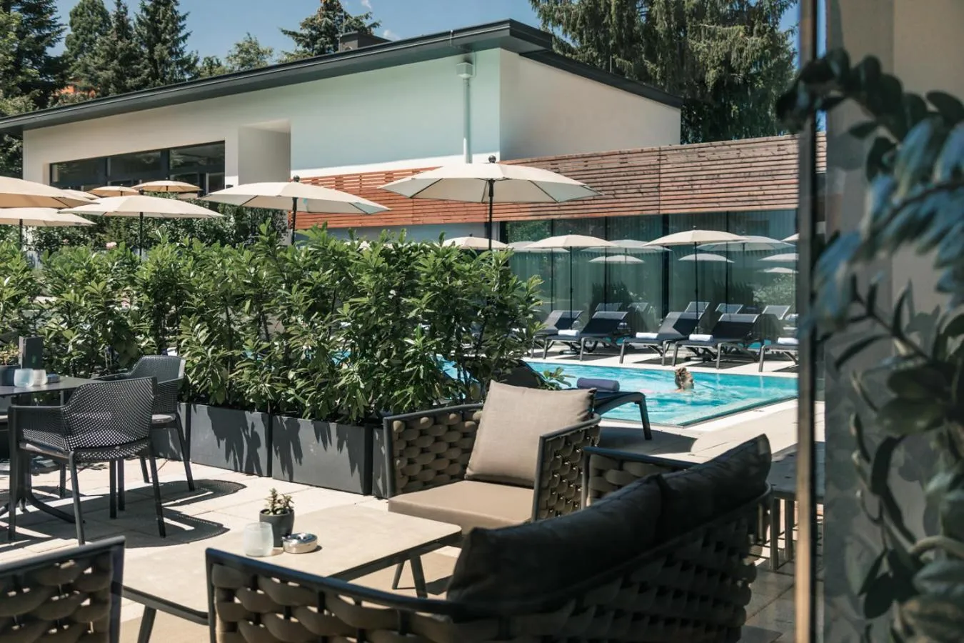 Swimming pool in Vulkanlandhotel Legenstein