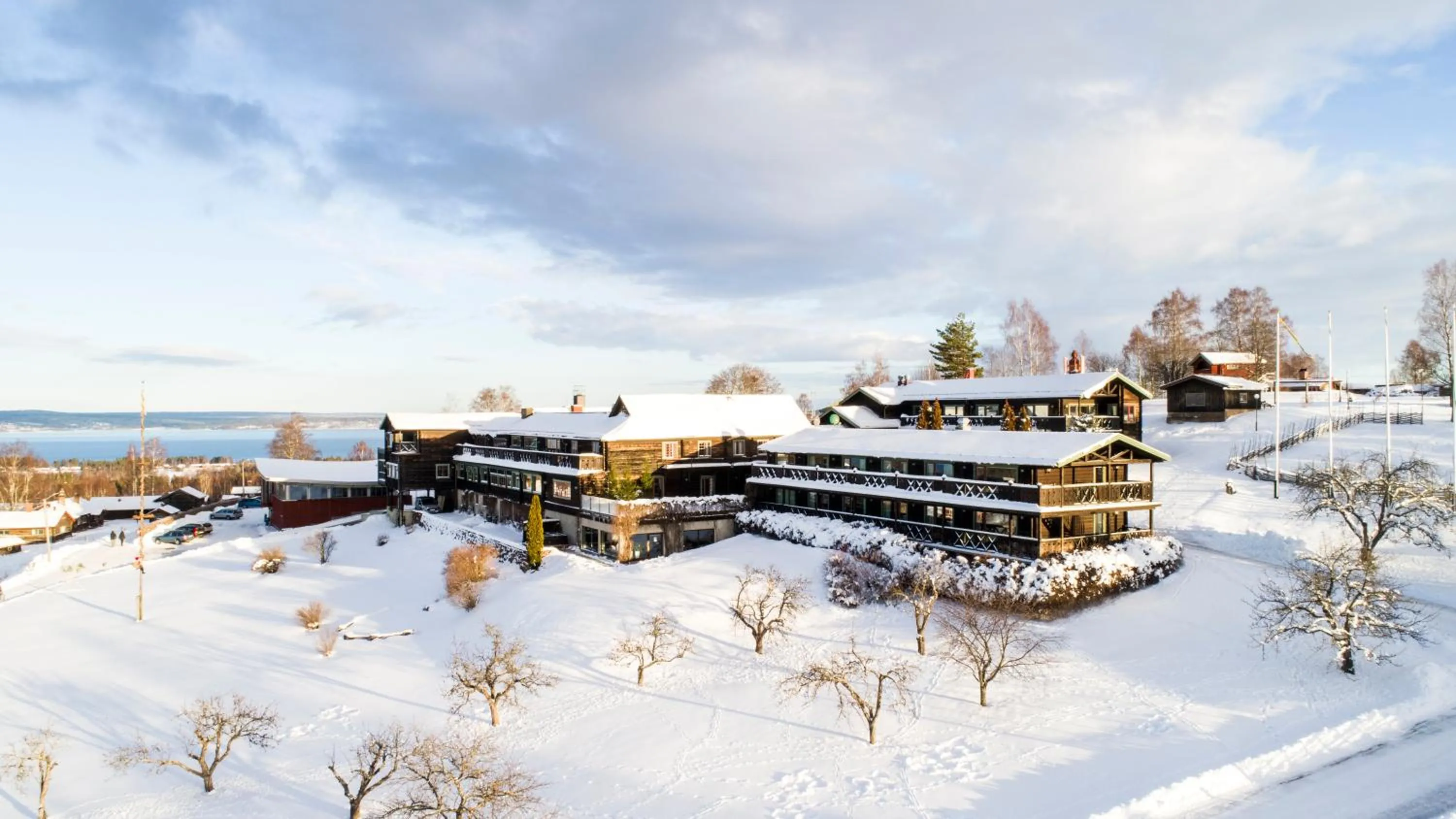 Property building in Green Hotel