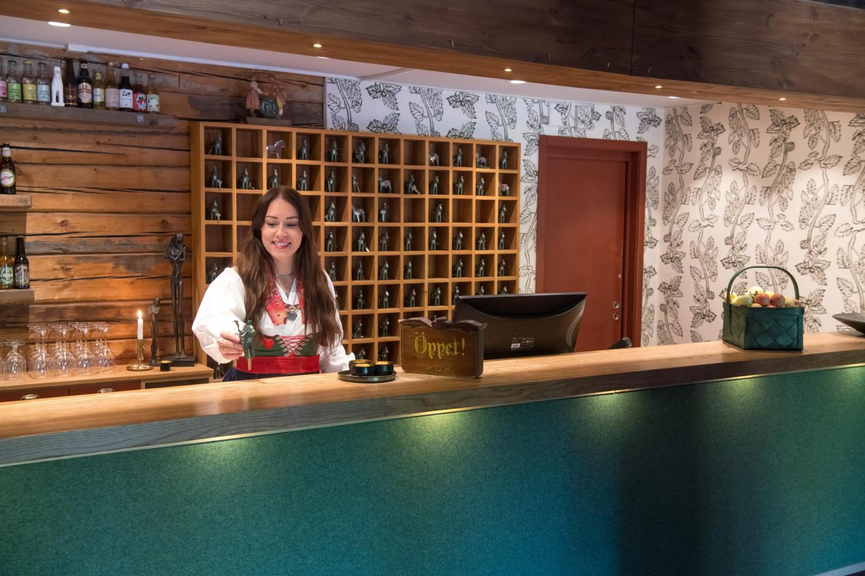 Lobby or reception in Green Hotel