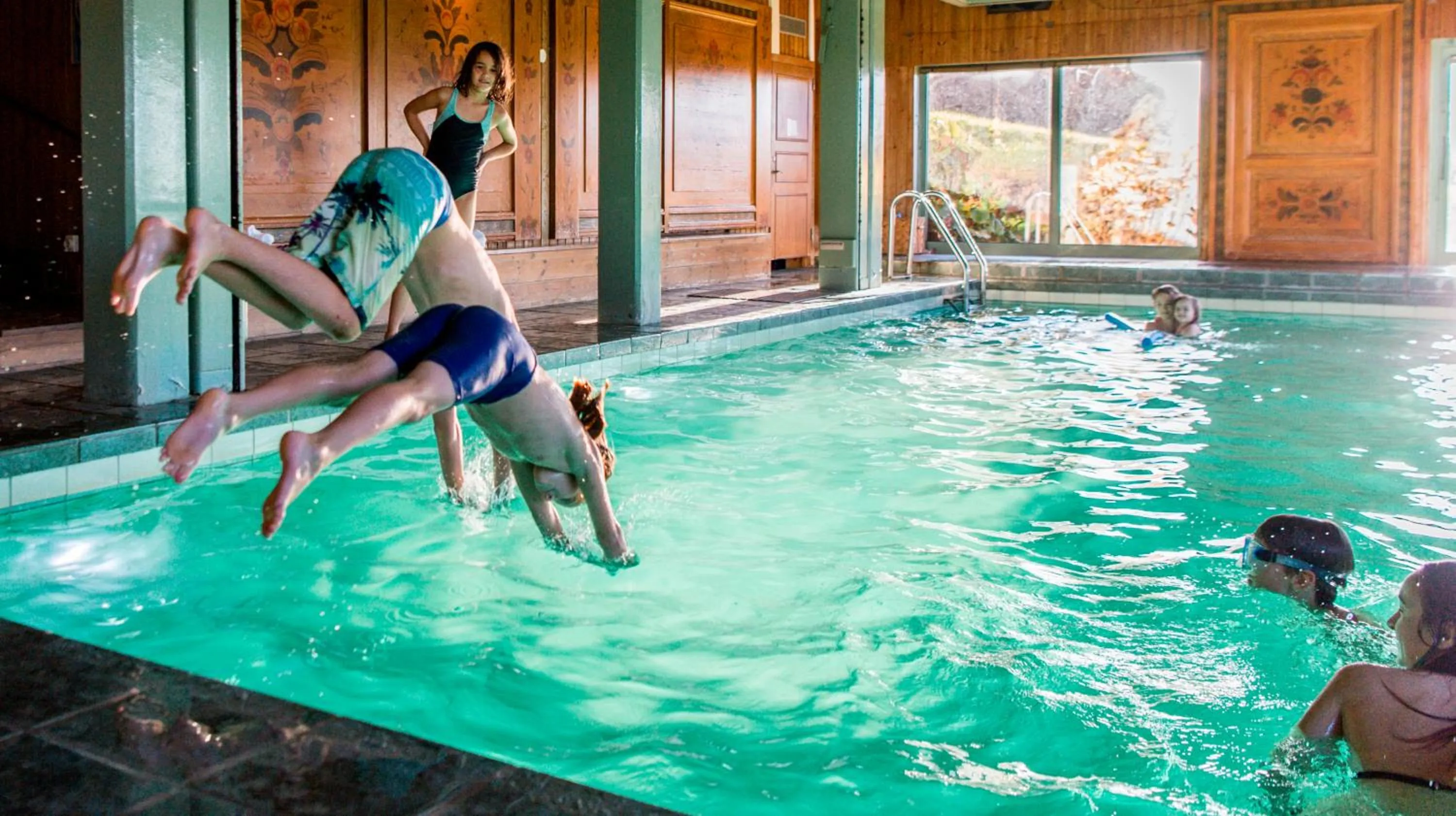 Pool view in Green Hotel