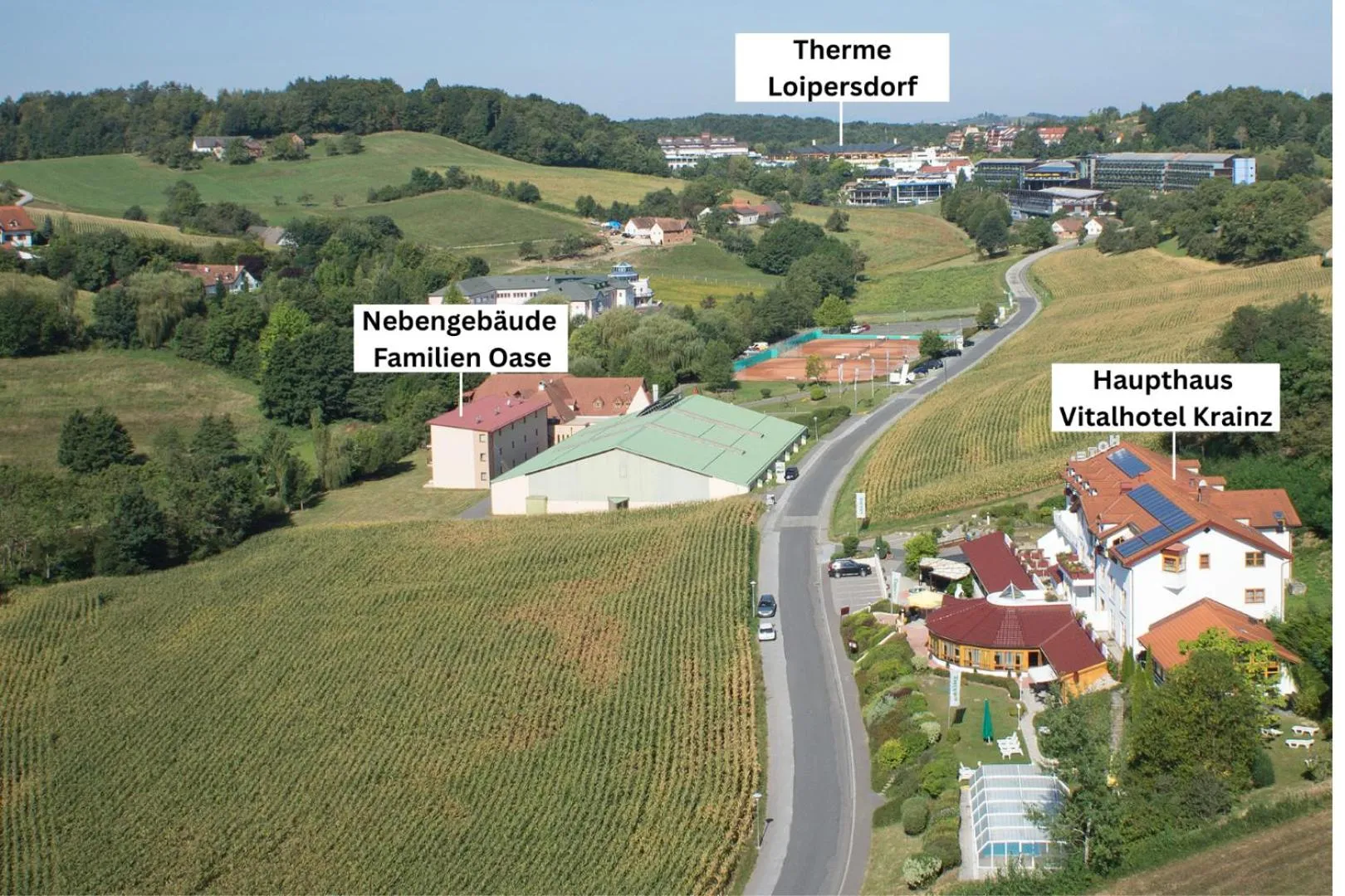 Property building in Vital Hotel Krainz mit Nebenhaus Familien Oase