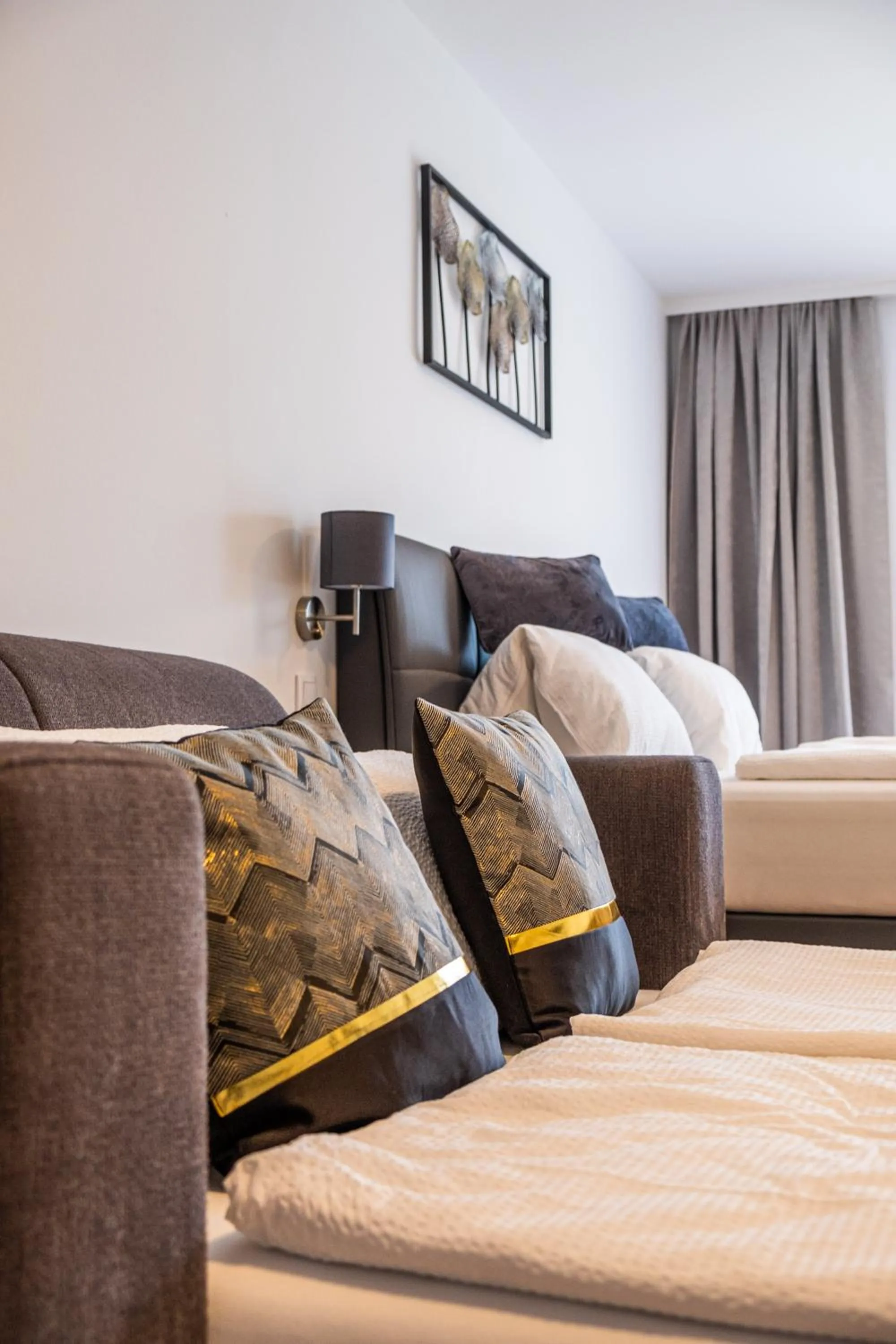 Bed in Hotel Fuchs & Hase SELF CHECK IN