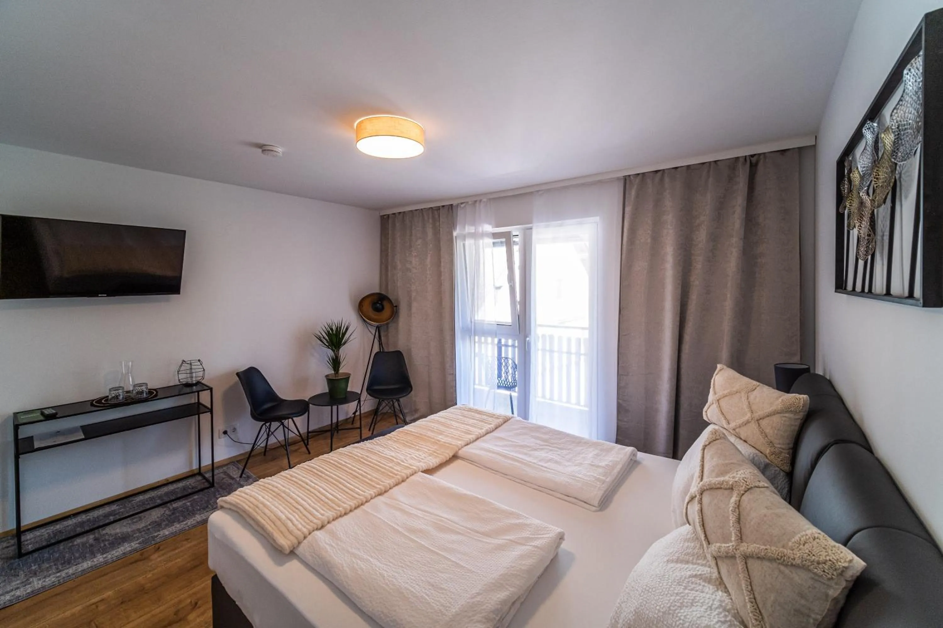 Bed in Hotel Fuchs & Hase SELF CHECK IN