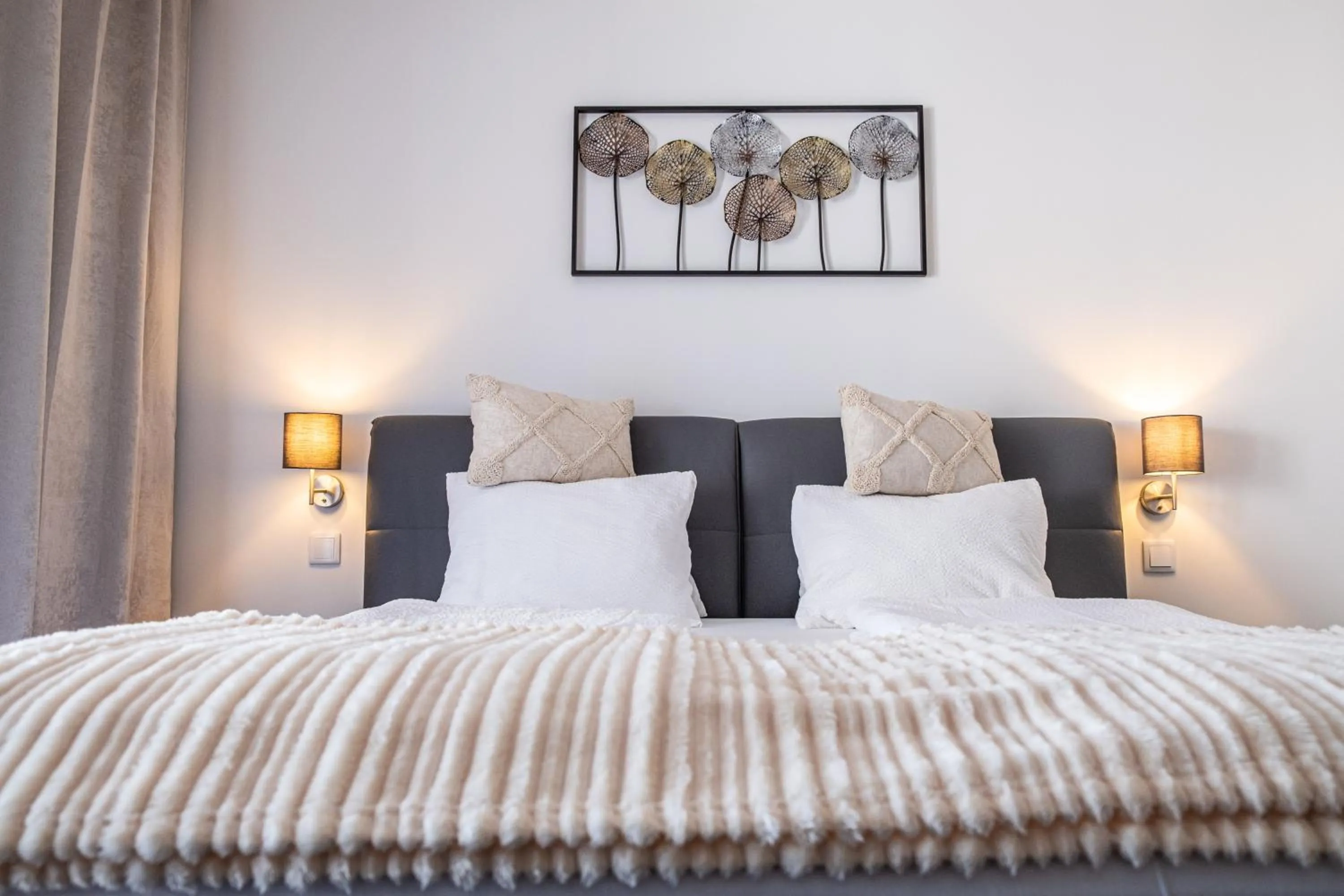 Bed in Hotel Fuchs & Hase SELF CHECK IN