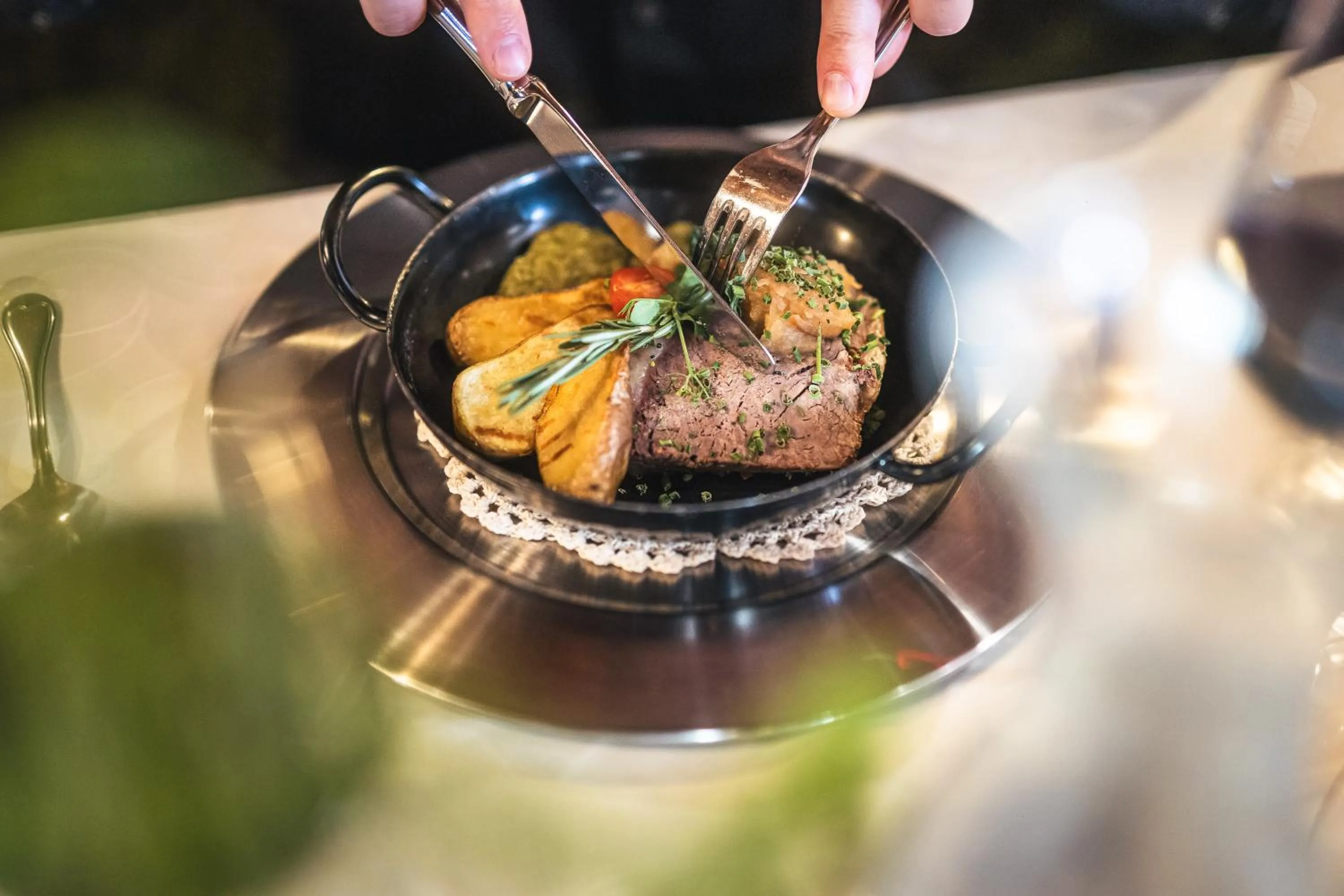 Food in Cella Central Historic Boutique Hotel