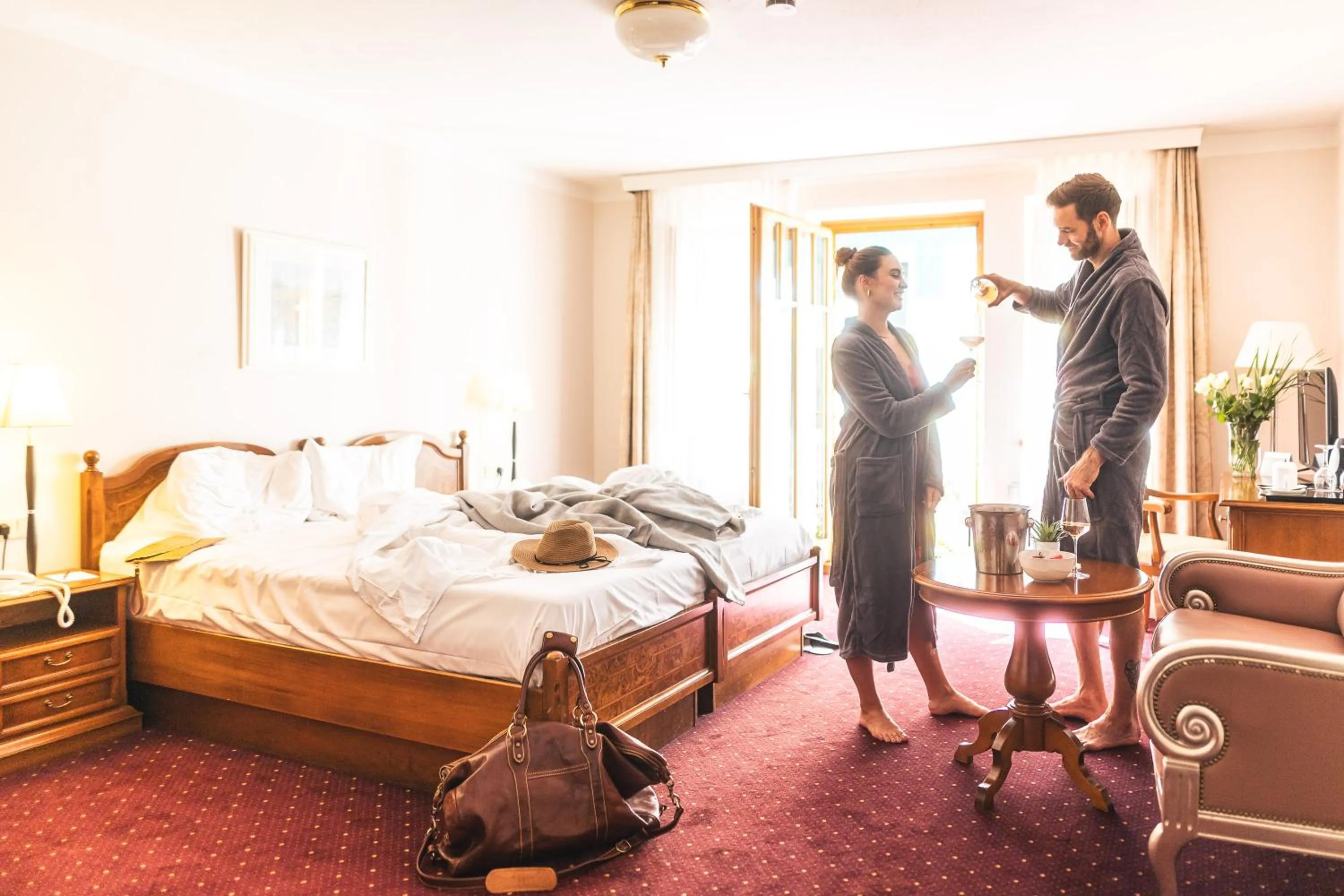 Bed in Cella Central Historic Boutique Hotel