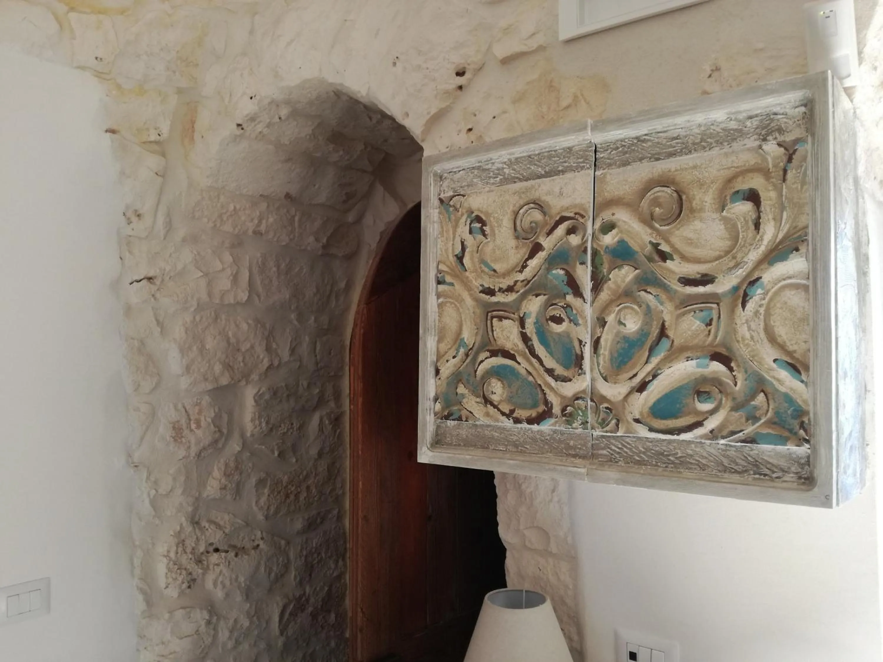 Decorative detail in Tenuta del Lauro