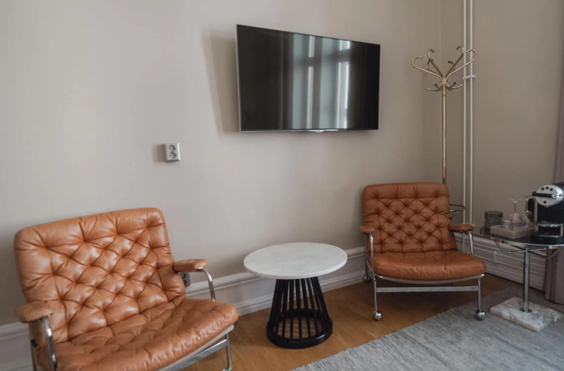 Seating area in The Duxiana Malmö