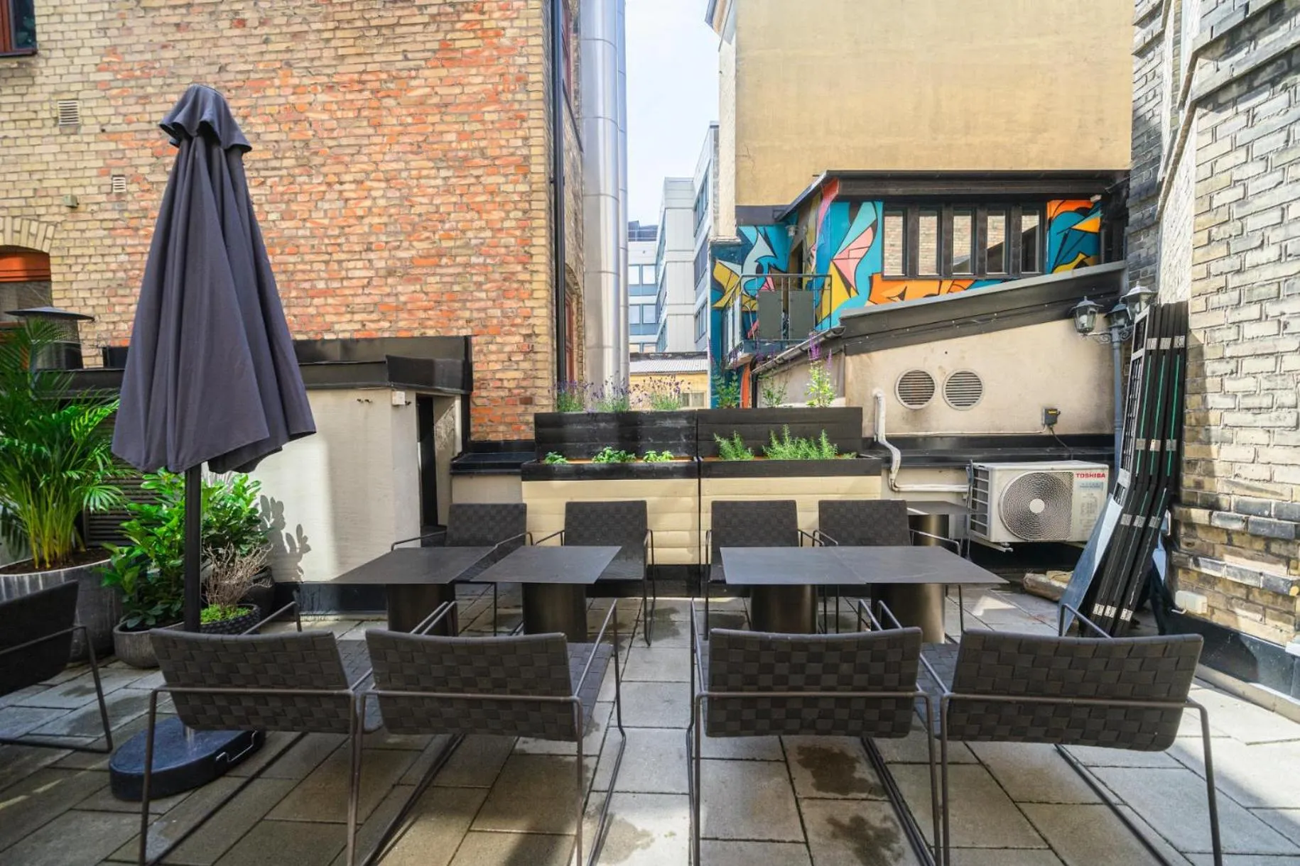 Balcony/Terrace in The Duxiana Malmö