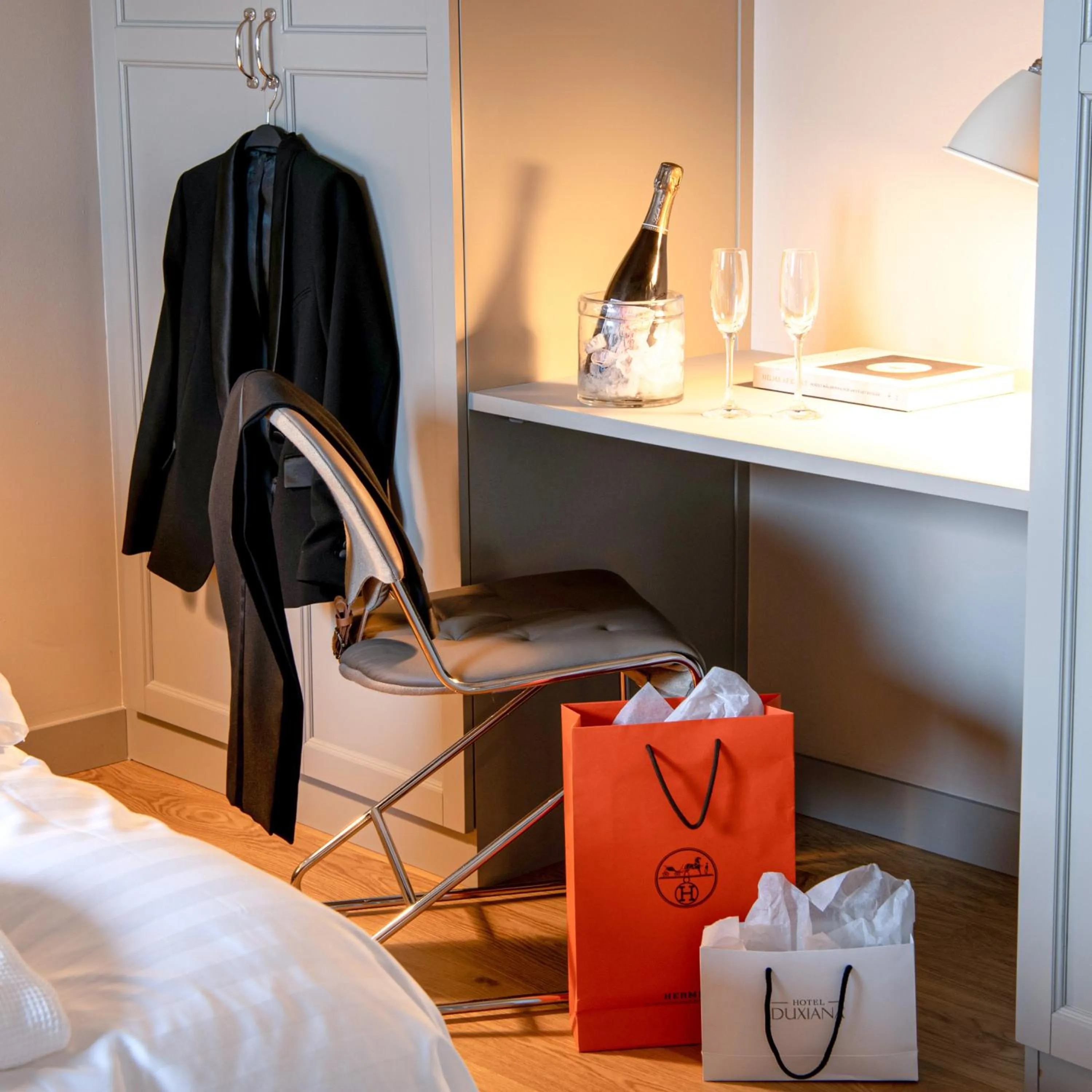 Bedroom, Bed in The Duxiana Malmö