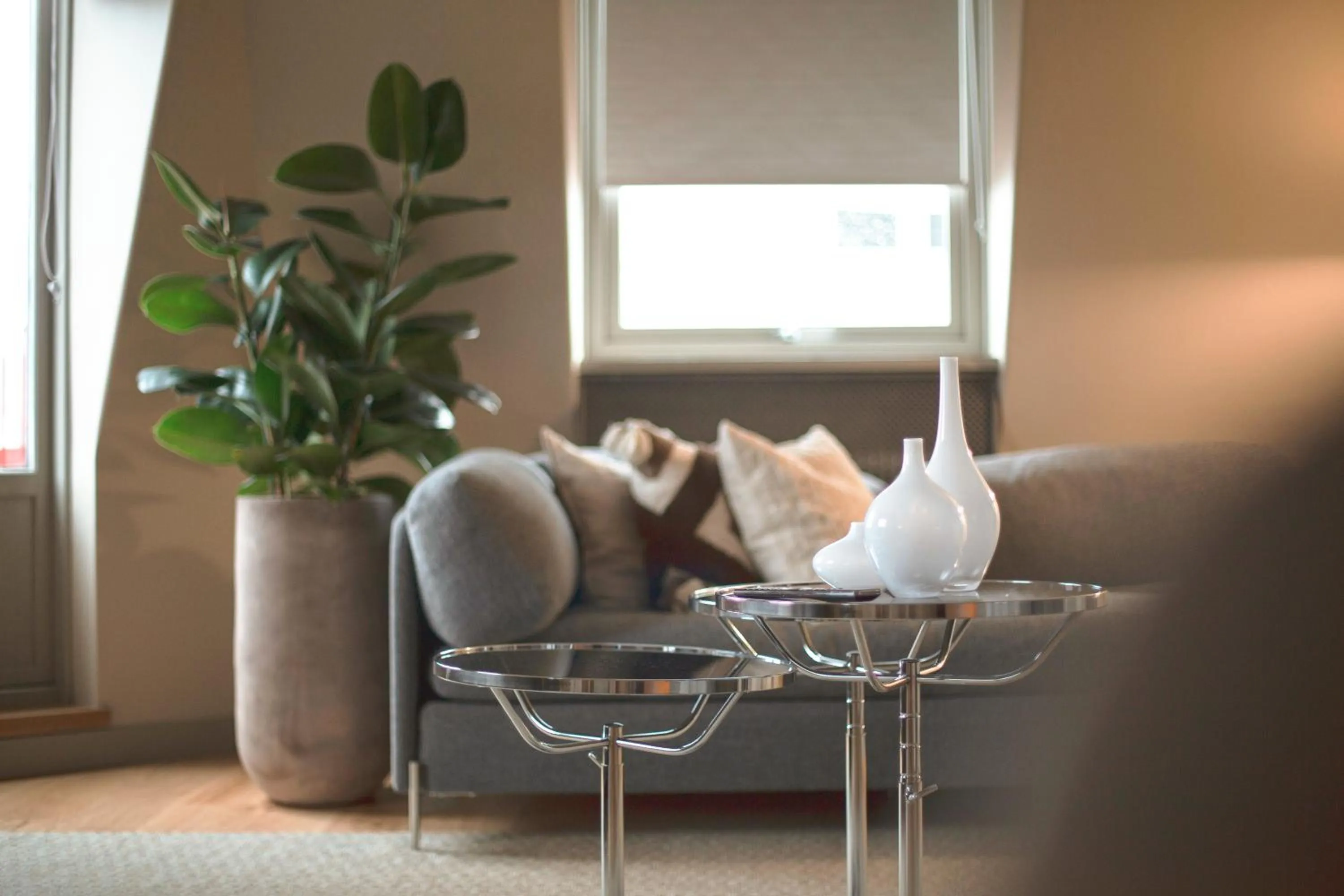 Living room in The Duxiana Malmö