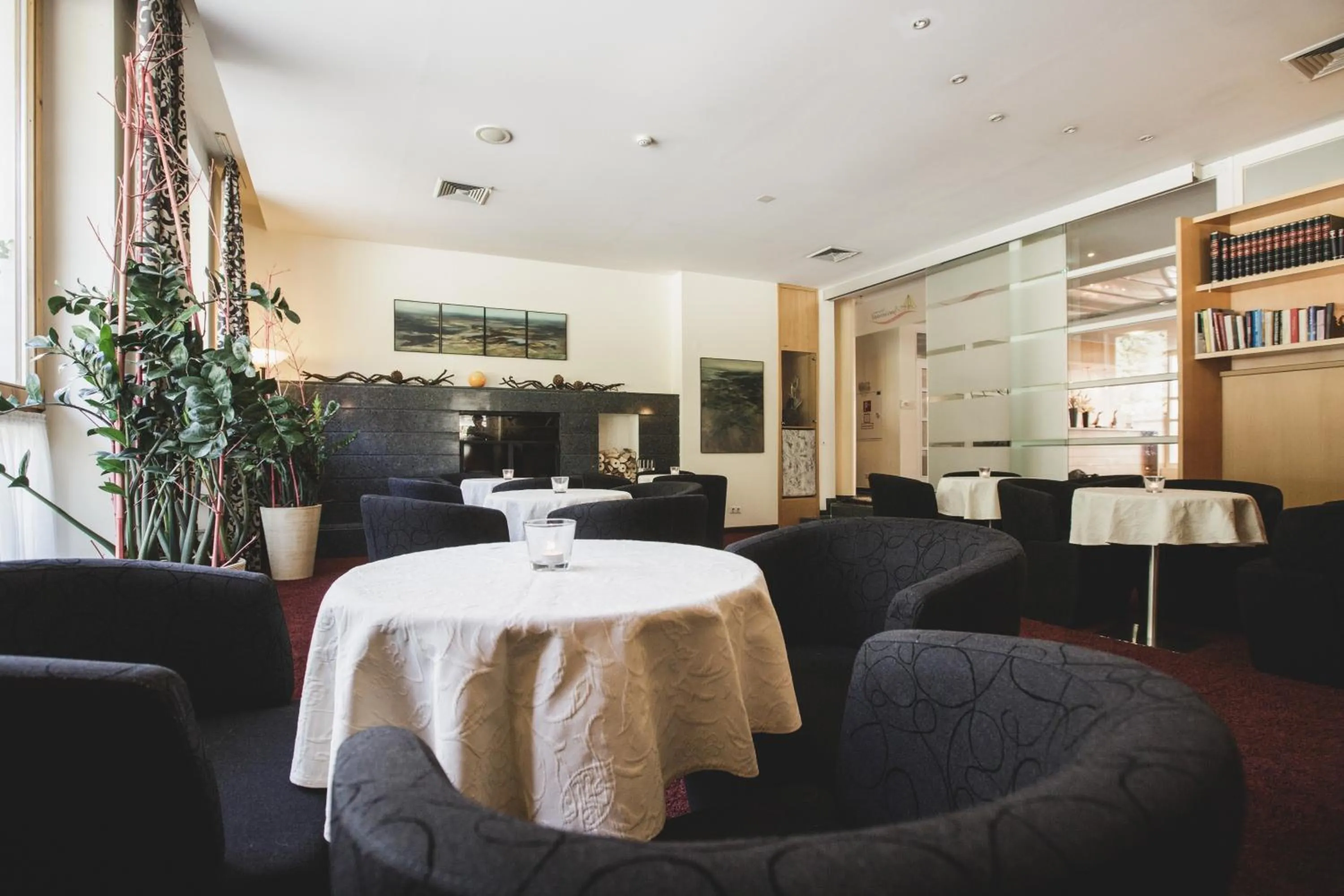 Library in Hotel Vier Jahreszeiten