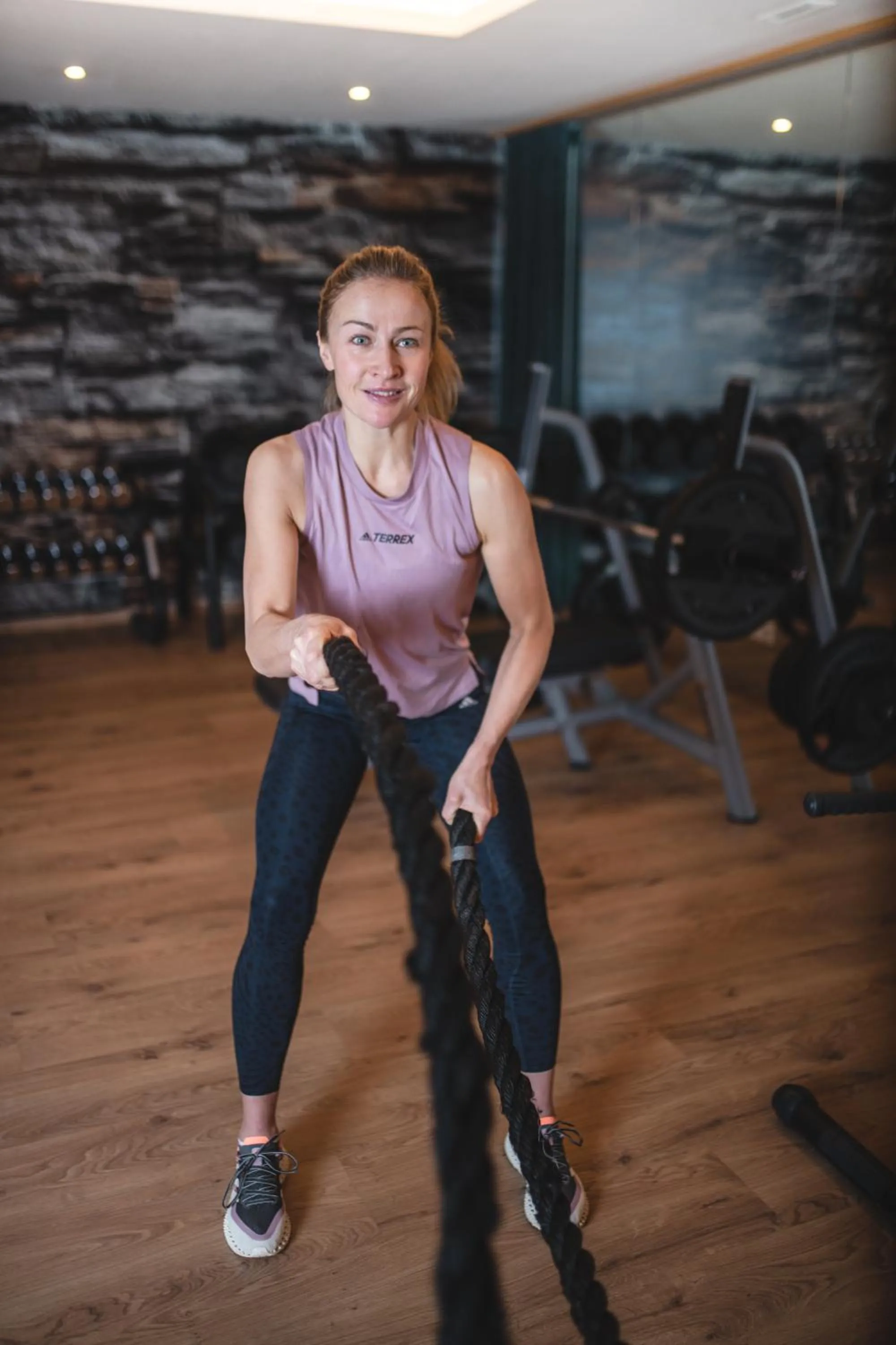 Fitness centre/facilities in DAS VIER Sport,- und Wellnesshotel