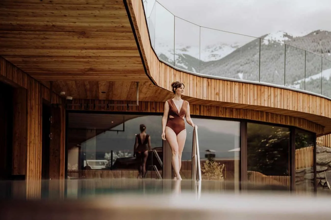 Swimming pool in SPA & Naturhotel Outside