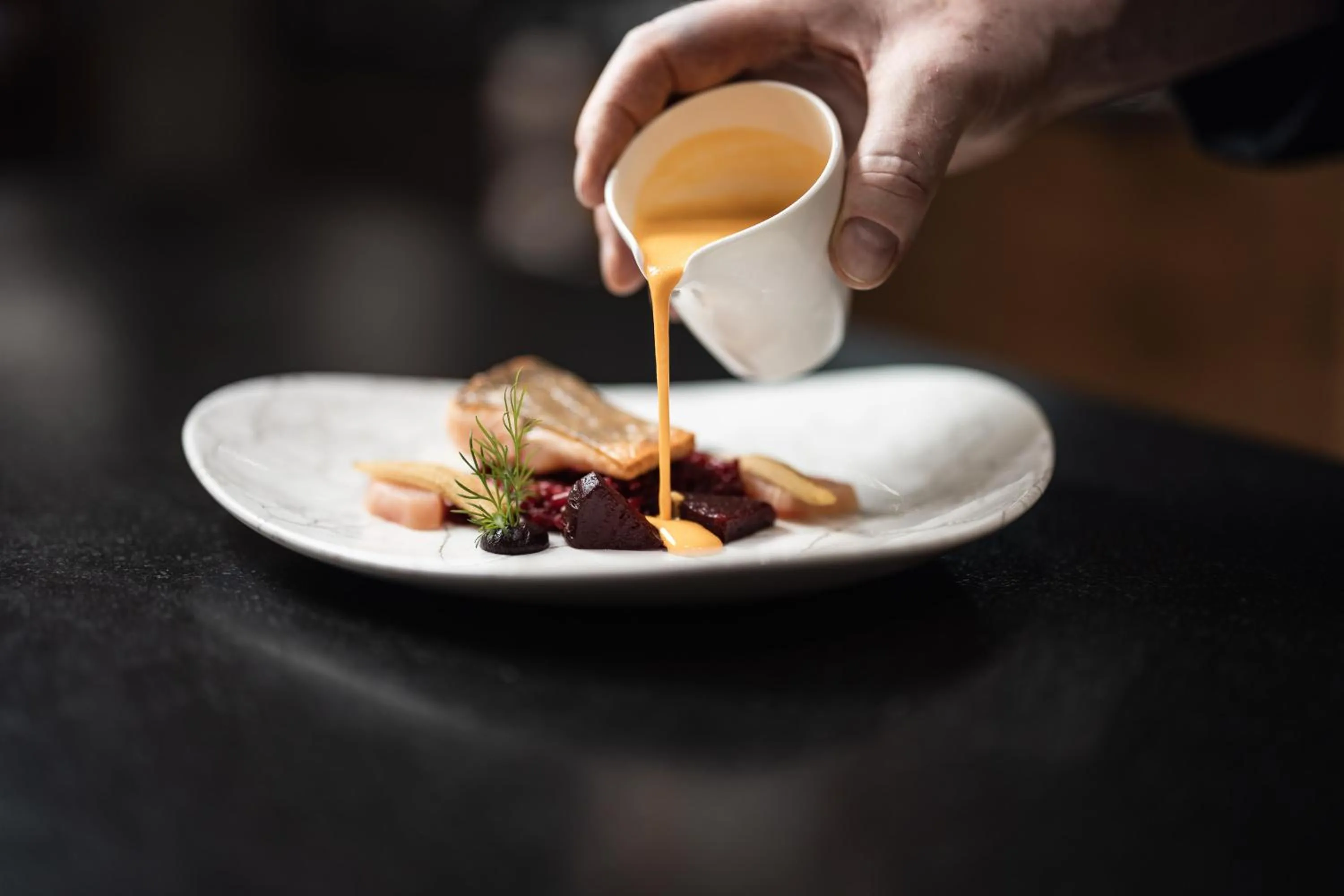 Restaurant/places to eat in SPA & Naturhotel Outside