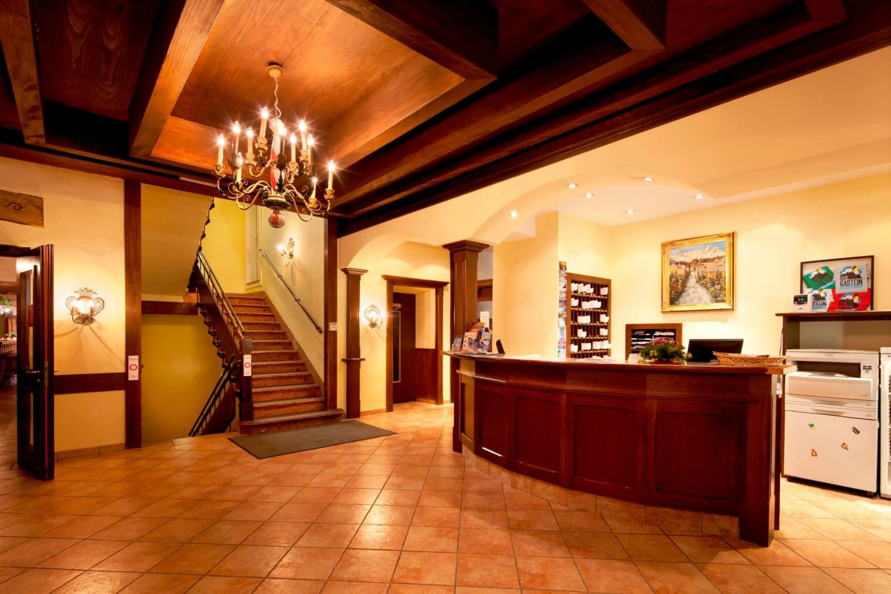 Lobby or reception in Euro Youth Hotel & Krone