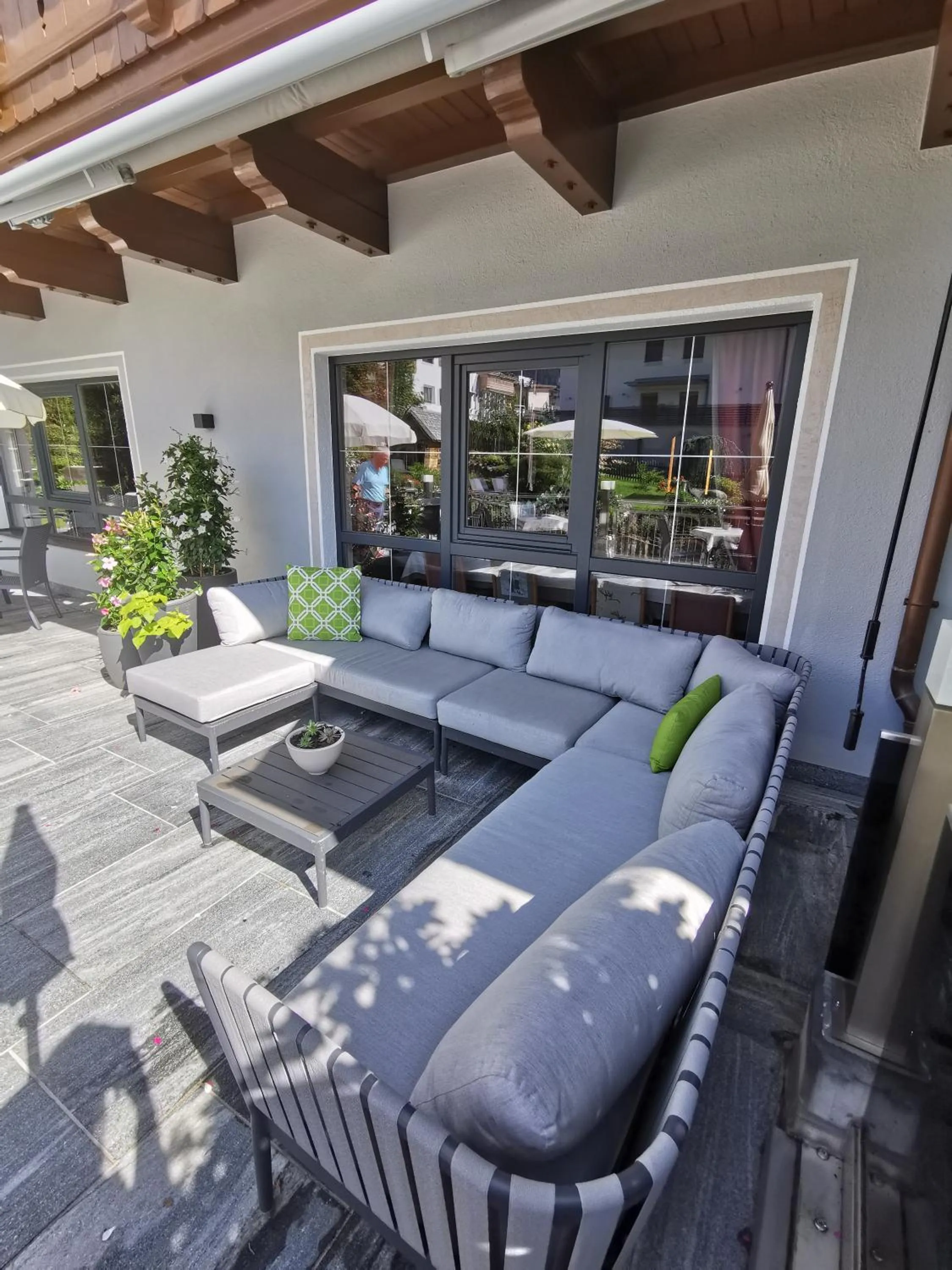 Patio in Hotel Landhaus Zillertal