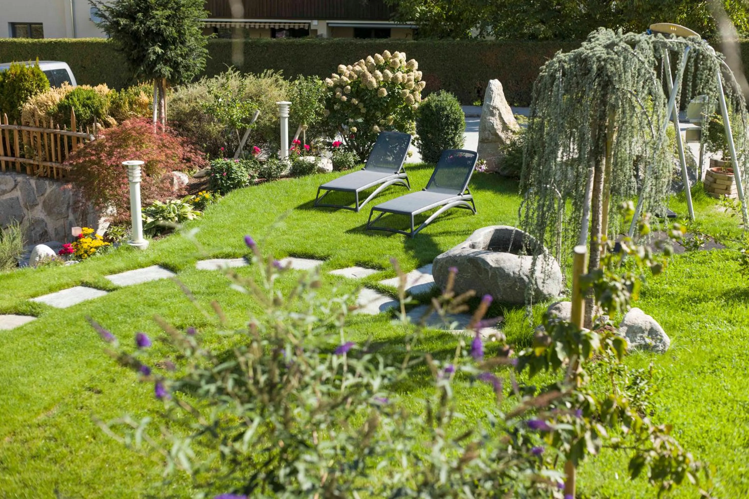 Garden in Hotel Landhaus Zillertal