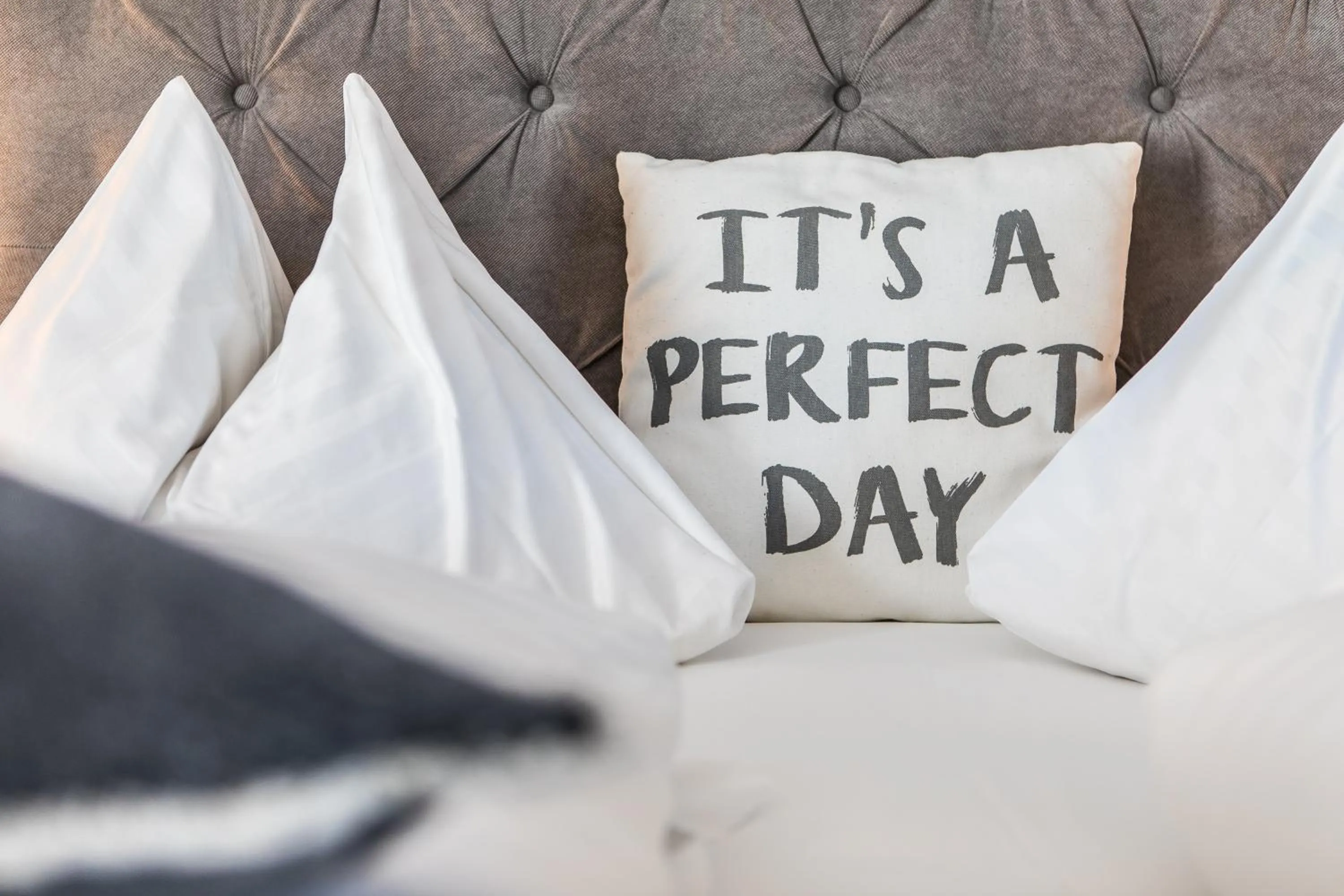 Decorative detail, Bed in Landidyll-Hotel Nudelbacher