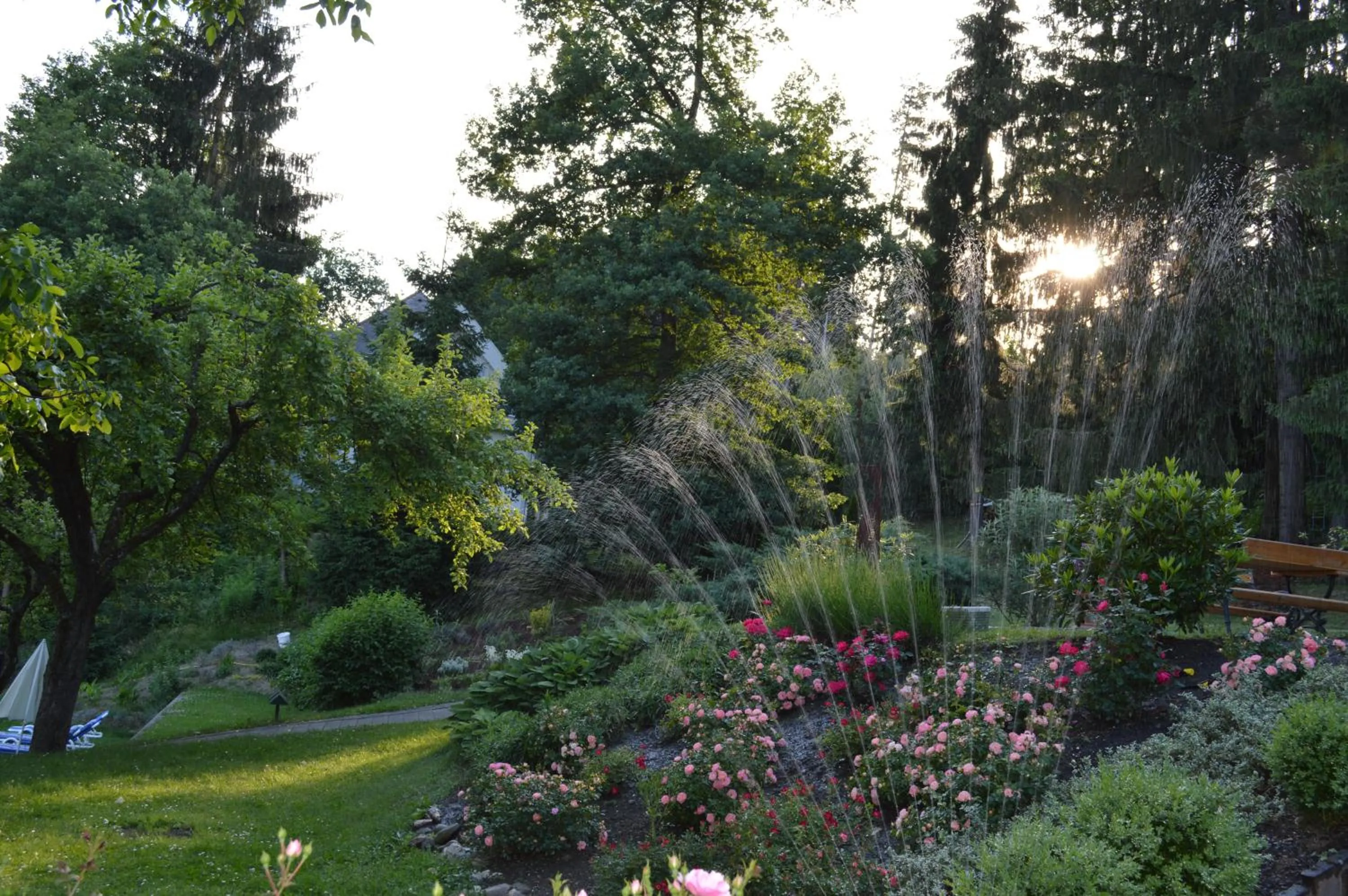 Garden in Landidyll-Hotel Nudelbacher